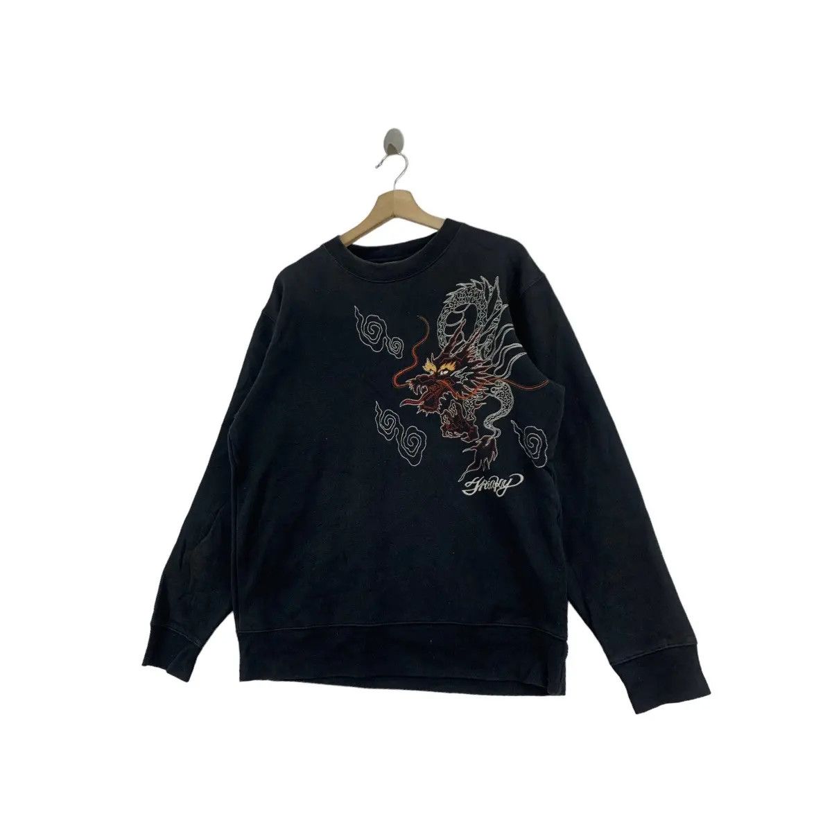 Vintage Vtg FREAKY MASSIVE WARRIOR Skate Dragon Ryu Sukajan Size L / US 10 / IT 46 - 5 Thumbnail