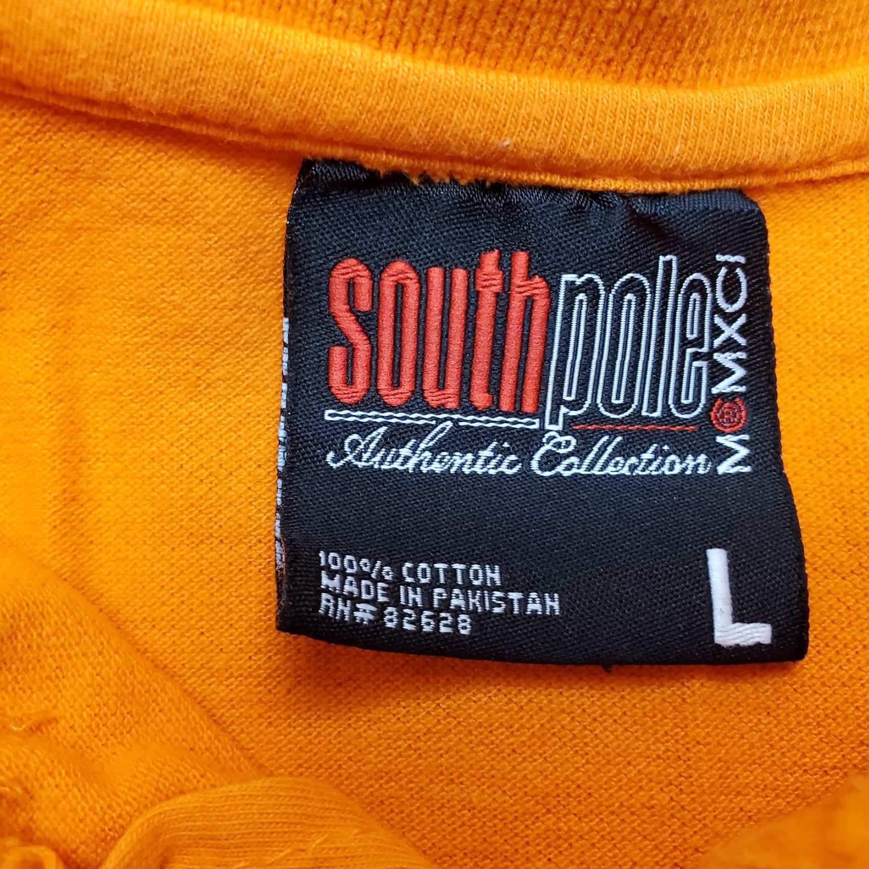 Southpole VINTAGE Southpole Shirt Mens L Orange 100% Cotton Polo Casual 90s Polo Shirt Mens Orange 90s Vintage Southpole Shirt Mens L Size US L / EU 52-54 / 3 - 5 Thumbnail