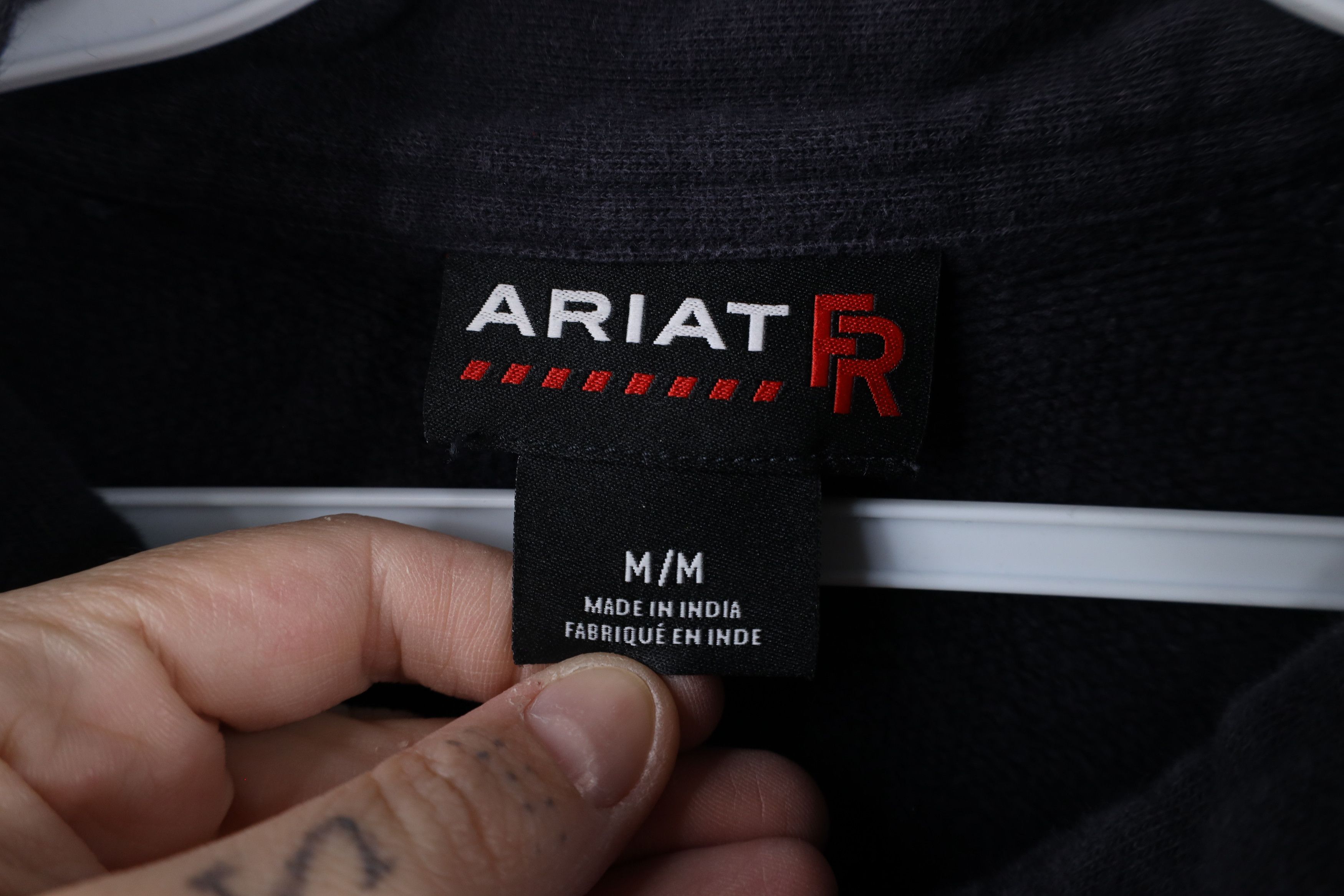 Ariat × Vintage Ariat FR Cat2 2112 Fire Resistant Half Zip Sweatshirt Blue Size US M / EU 48-50 / 2 - 8 Thumbnail