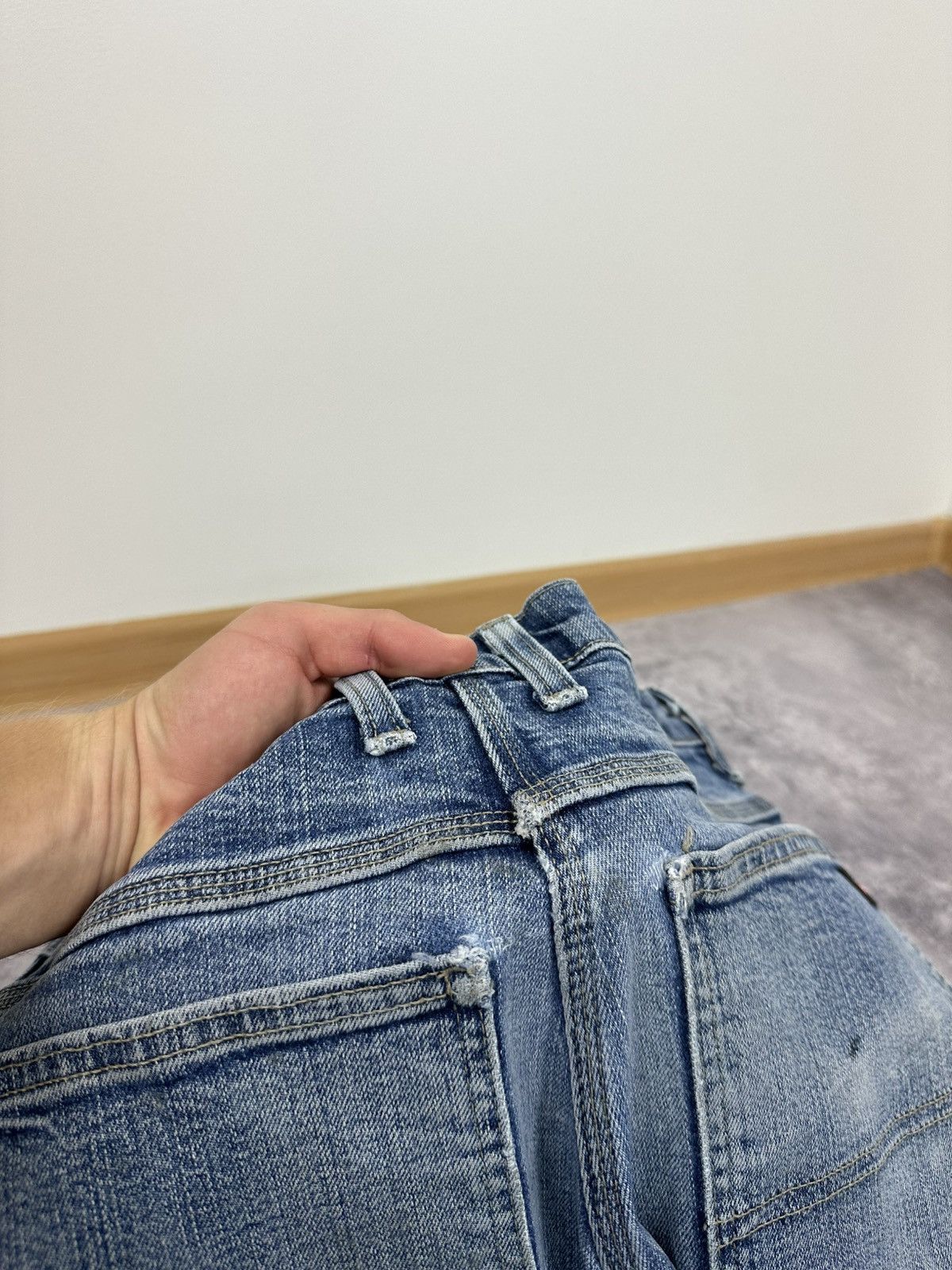 Dickies Vintage Dickies Distressed Denim Carpenter Work USA Pants Size US 32 / EU 48 - 8 Thumbnail