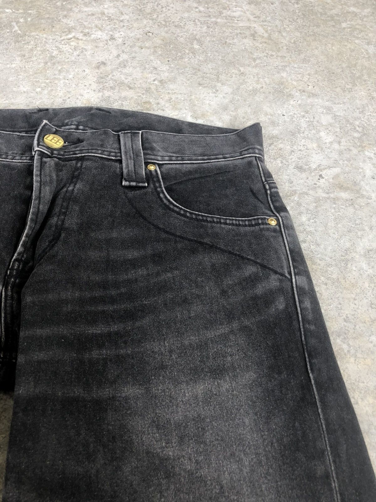 Lee Japanese Lee Flared Jeans Distressed Jeans Suede Size US 32 / EU 48 - 15 Thumbnail