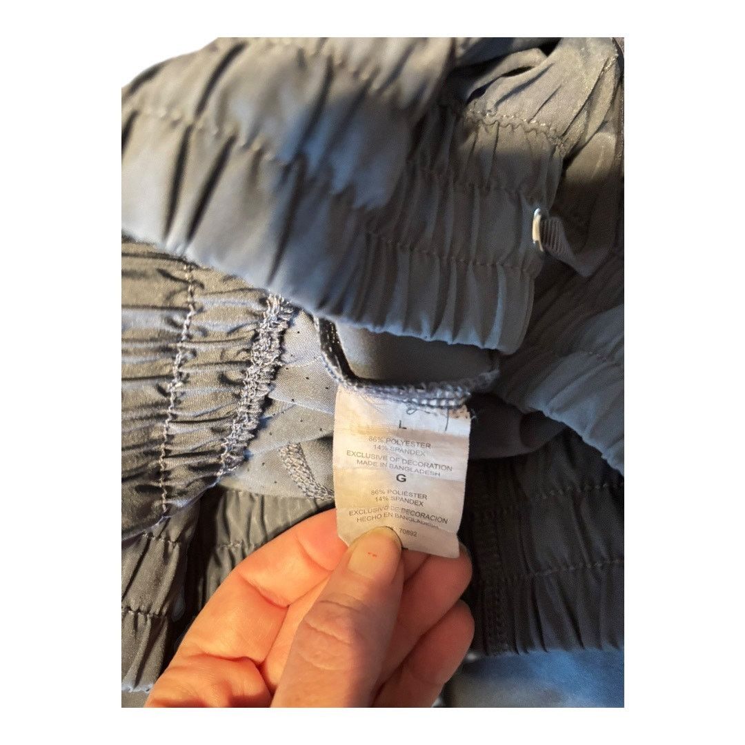 Layer 8 Layer 8 Dusty Blue Cropped Joggers L 25" Inseam Size 31" - 6 Thumbnail