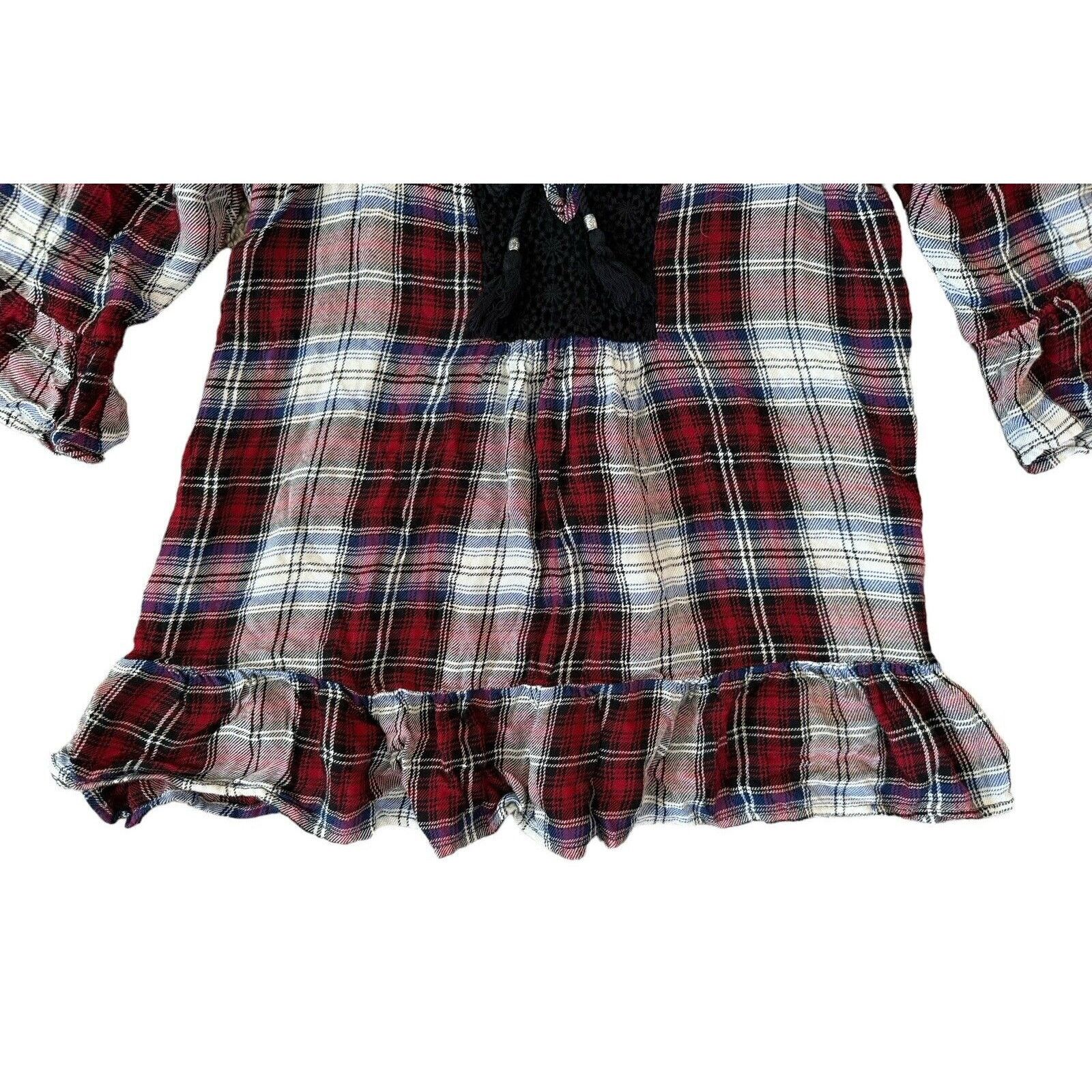 Anthropologie ZAC BROWN Country Western Plaid Upcycled Retro Vintage Shirt Size S / US 4 / IT 40 - 4 Thumbnail