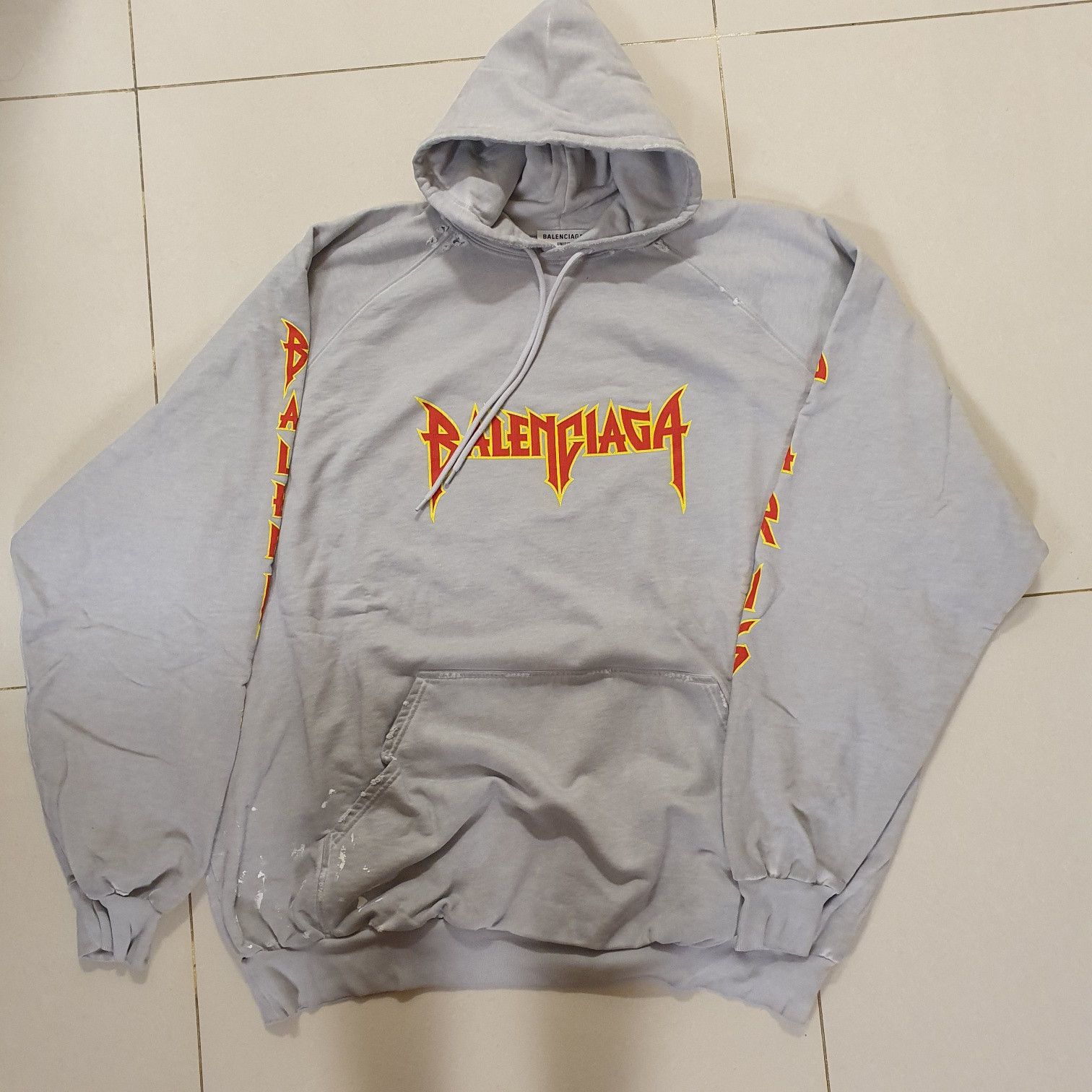 Balenciaga Balenciaga Metalica Hoodie RARE COLOR Size US M / EU 48-50 / 2 - 1 Thumbnail