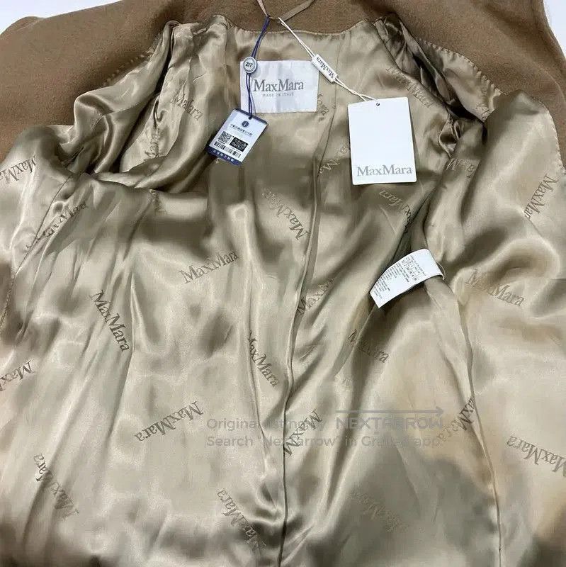 Max Mara MaxMara Brown Alpaca Wool Coat for Women . Size S / US 4 / IT 40 - 8 Thumbnail