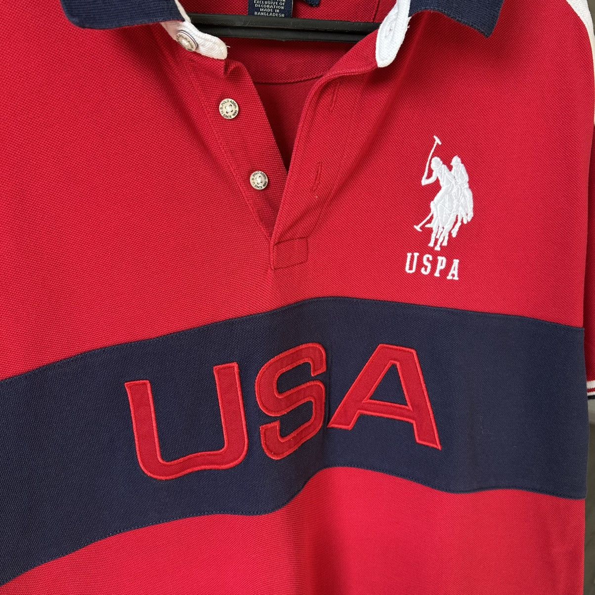 U.S. Polo Assn. US Polo Ralph Lauren USA Chief Keef Style Polo Shirt Size US XL / EU 56 / 4 - 4 Thumbnail