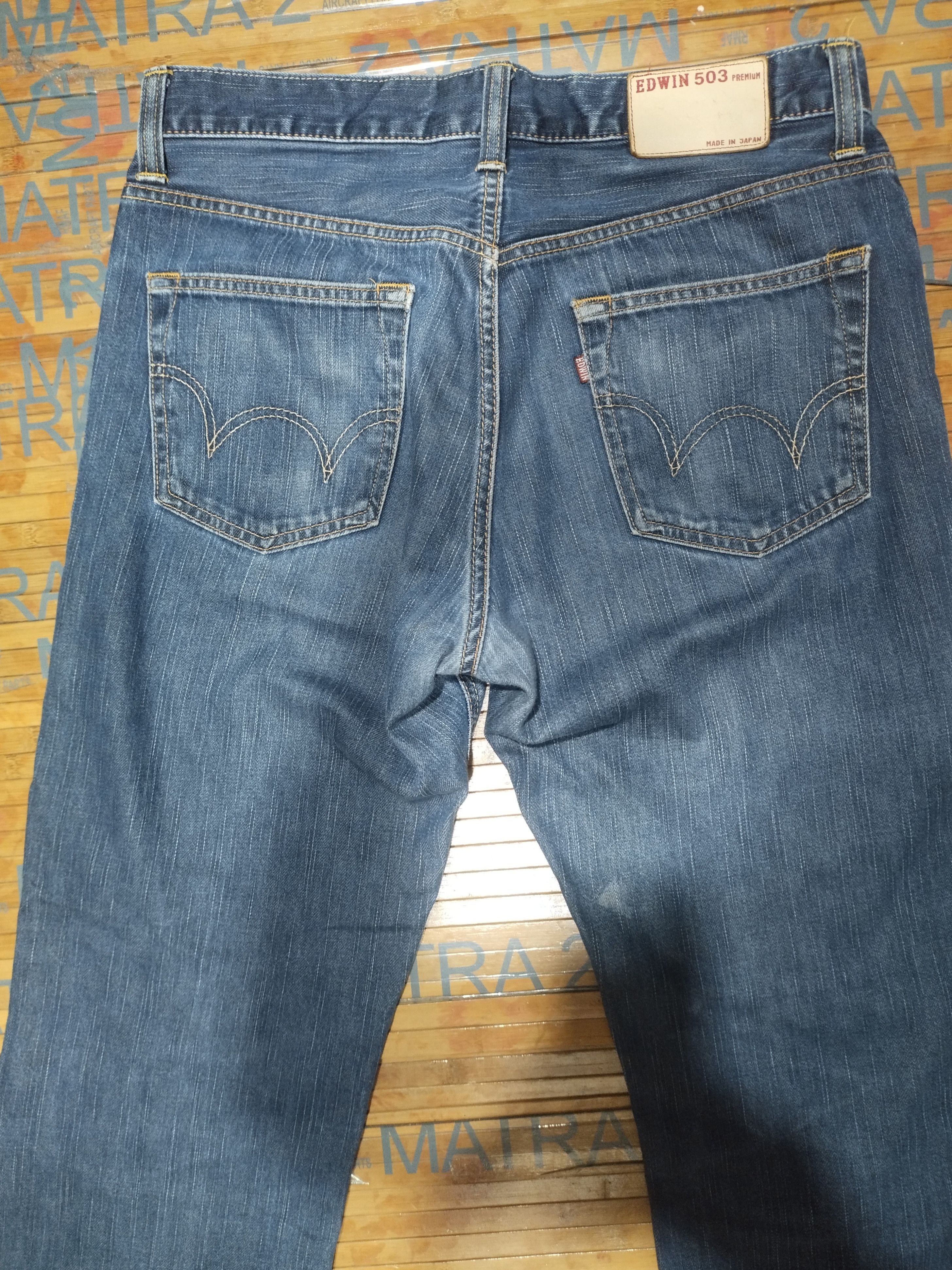 Edwin × Japanese Brand × Vintage Edwin 503 Premiun Sz 32" Size US 32 / EU 48 - 15 Thumbnail