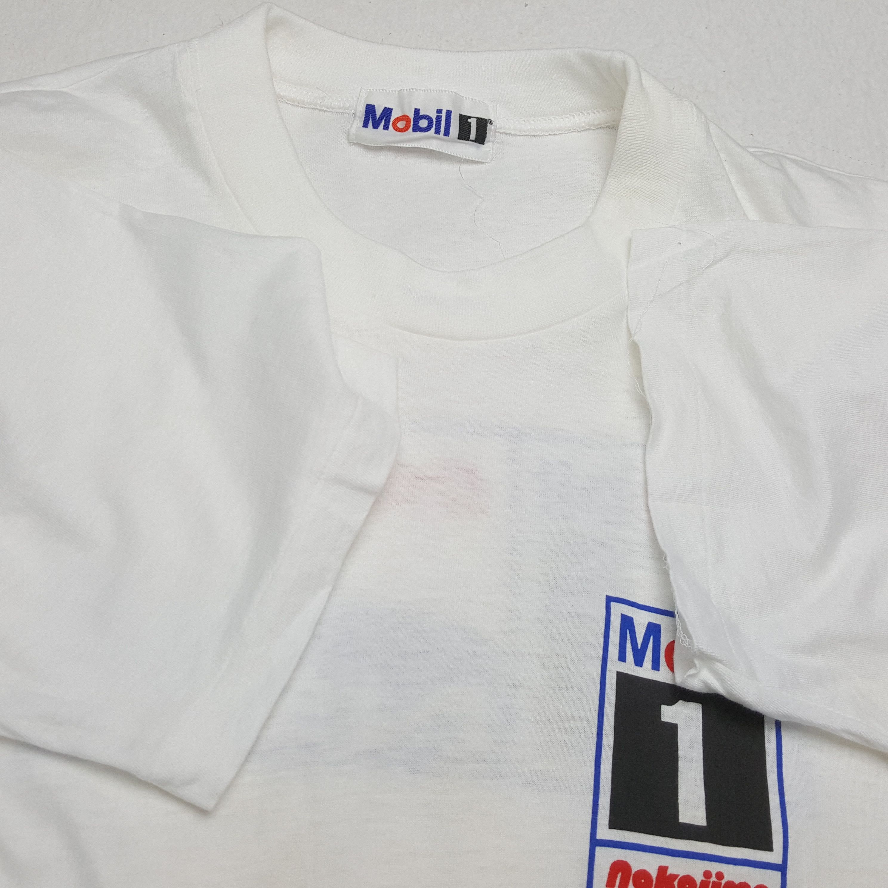 Japanese Brand × Vintage MOBIL 1 NAKAJIMA RACING NSX Motorsports Style Tshirt Size US M / EU 48-50 / 2 - 7 Thumbnail