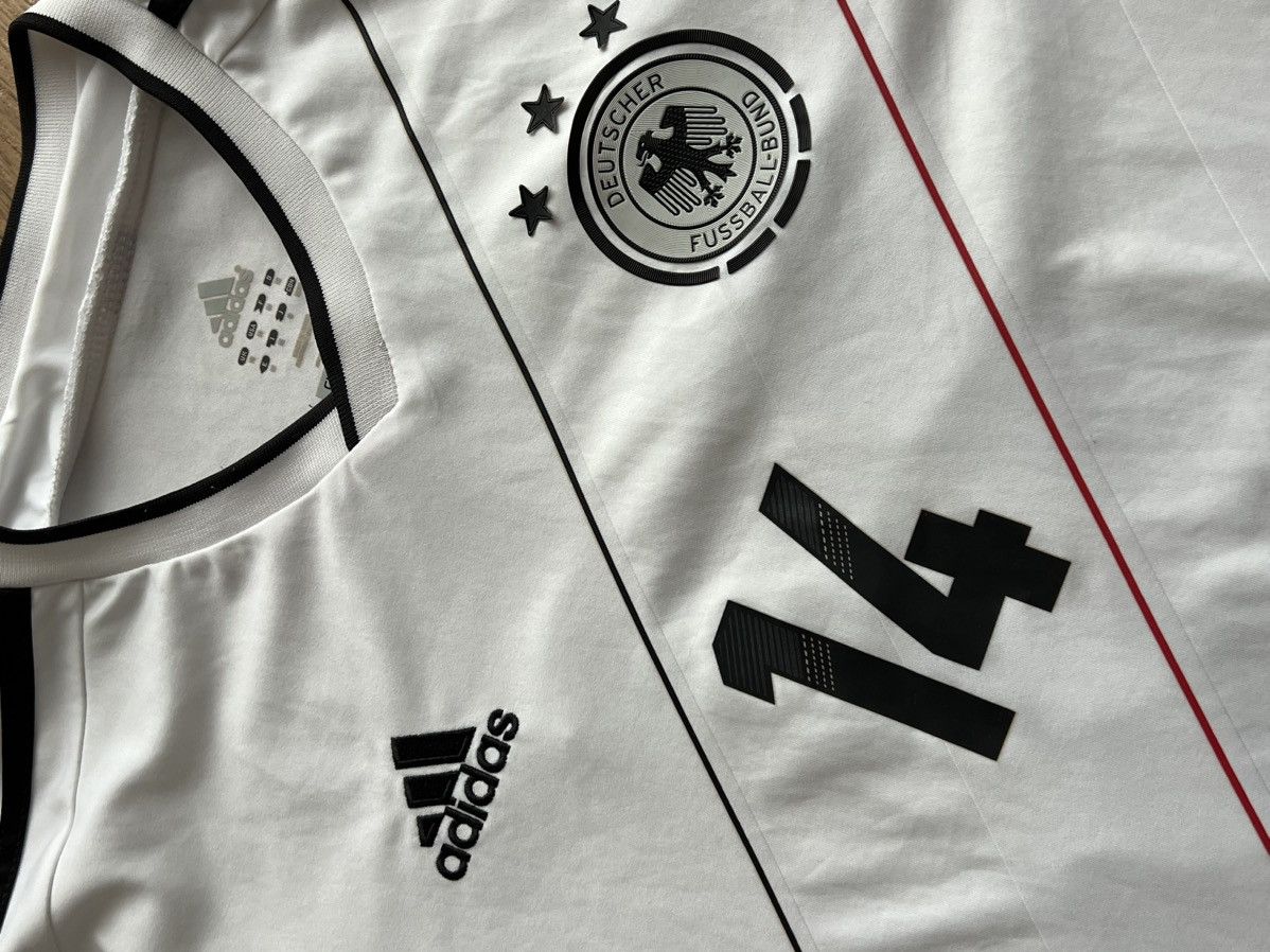 Adidas Adidas Germany 2012/14 soccer jersey #14 Badstuber tshirt Size US M / EU 48-50 / 2 - 5 Thumbnail