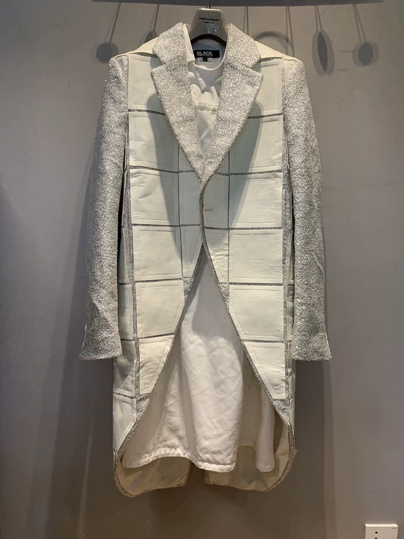 Comme des Garcons Comme des Garçons White Tailcoat Coat Size US M / EU 48-50 / 2 - 1 Thumbnail