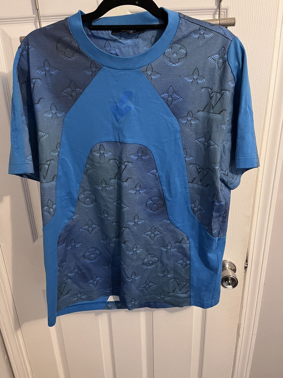 Louis Vuitton 2054 Monogram Paneled T-Shirt Size US L / EU 52-54 / 3 - 3 Thumbnail