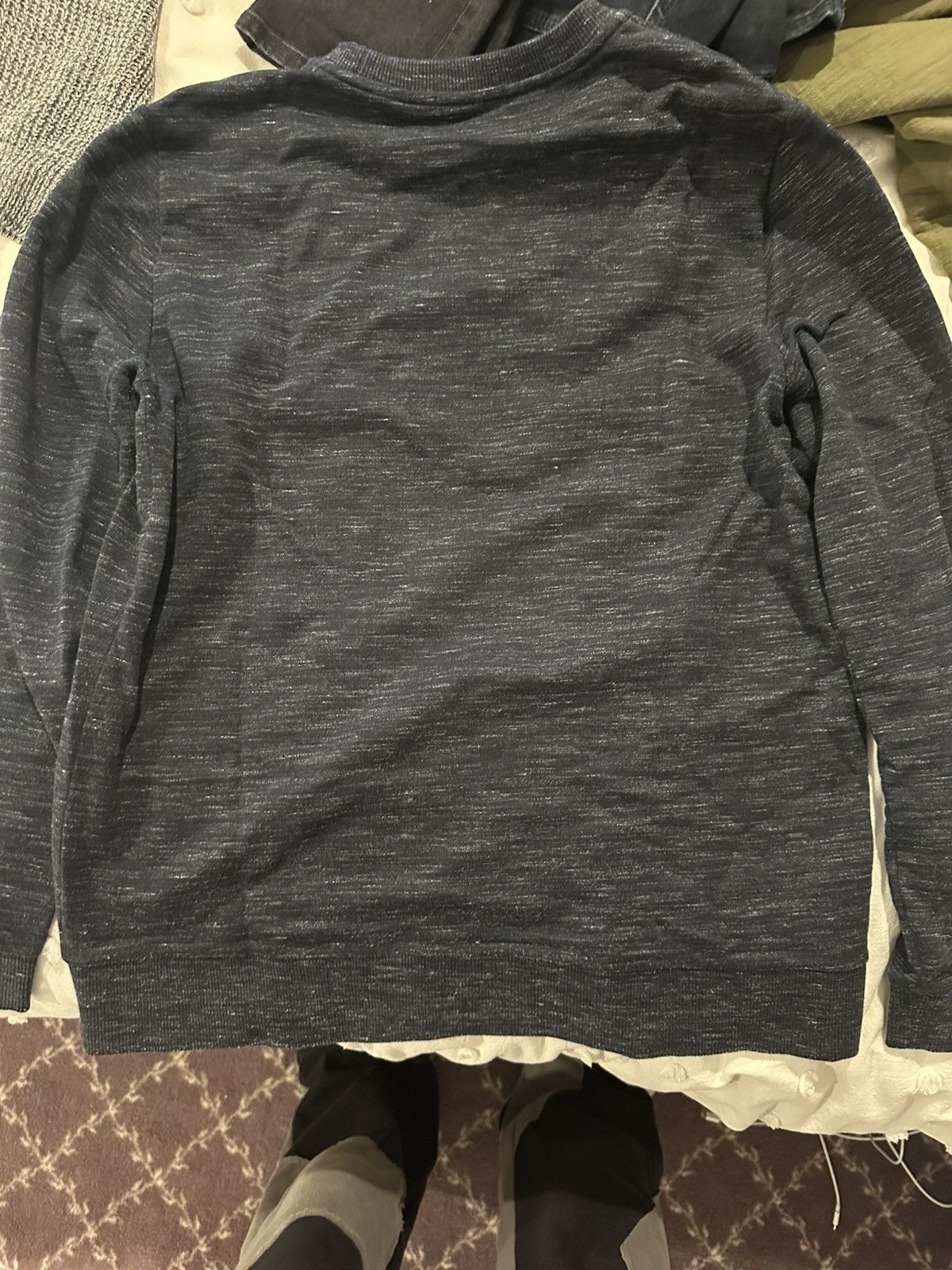 Theory Theory Blue/White Sweater Size US XL / EU 56 / 4 - 2 Thumbnail