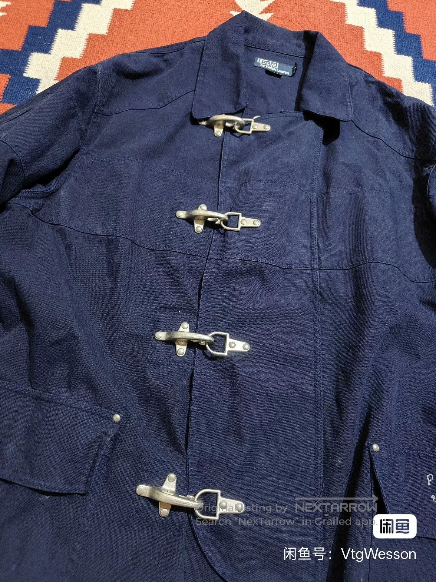 Polo Ralph Lauren Polo Ralph Lauren Navy Lobster Clasp Fireman Jacket. Size US L / EU 52-54 / 3 - 4 Thumbnail
