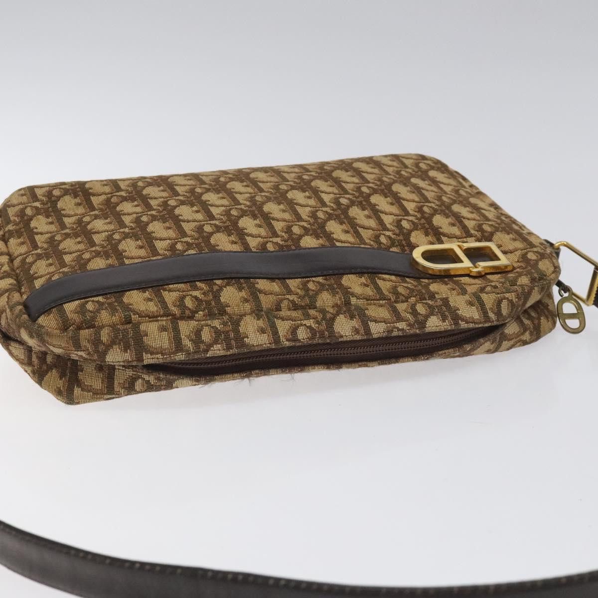 Dior DIOR Trotter Canvas Shoulder Bag Brown Size ONE SIZE - 6 Thumbnail