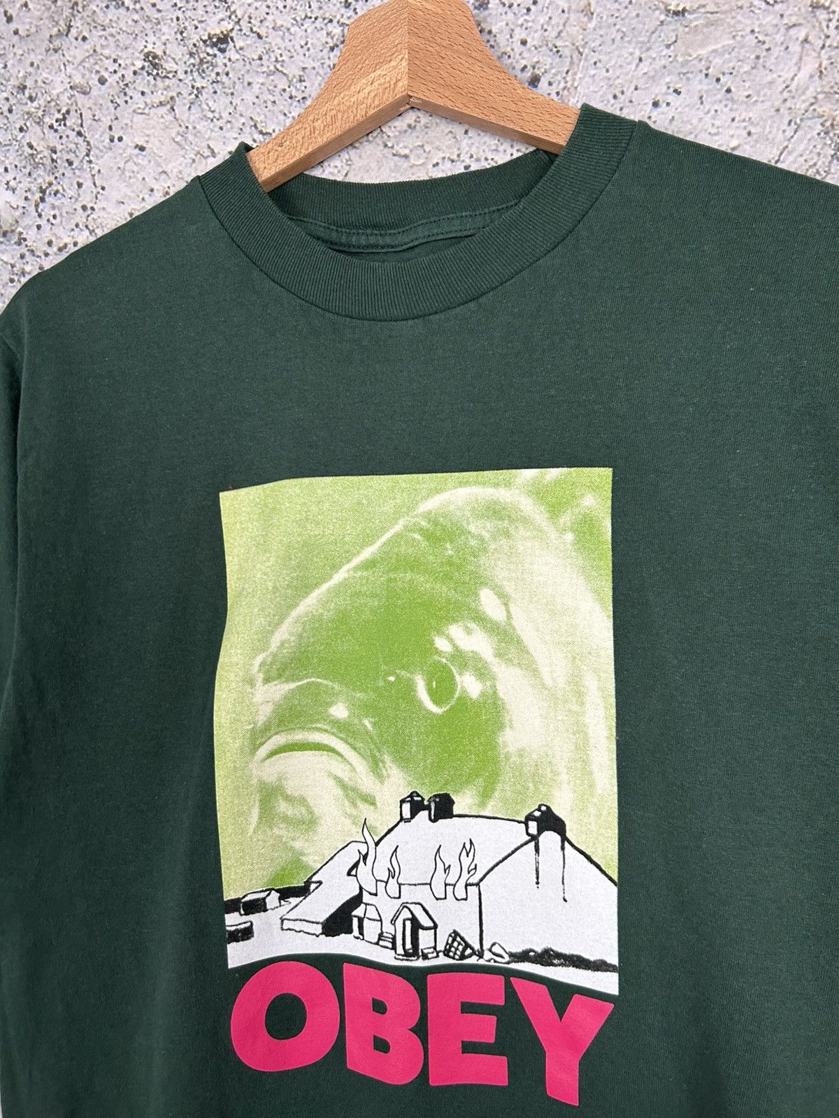 Obey Obey Vintage Graphic Tee Rap Baggy Streetwear Hype Grunge Size US S / EU 44-46 / 1 - 3 Thumbnail