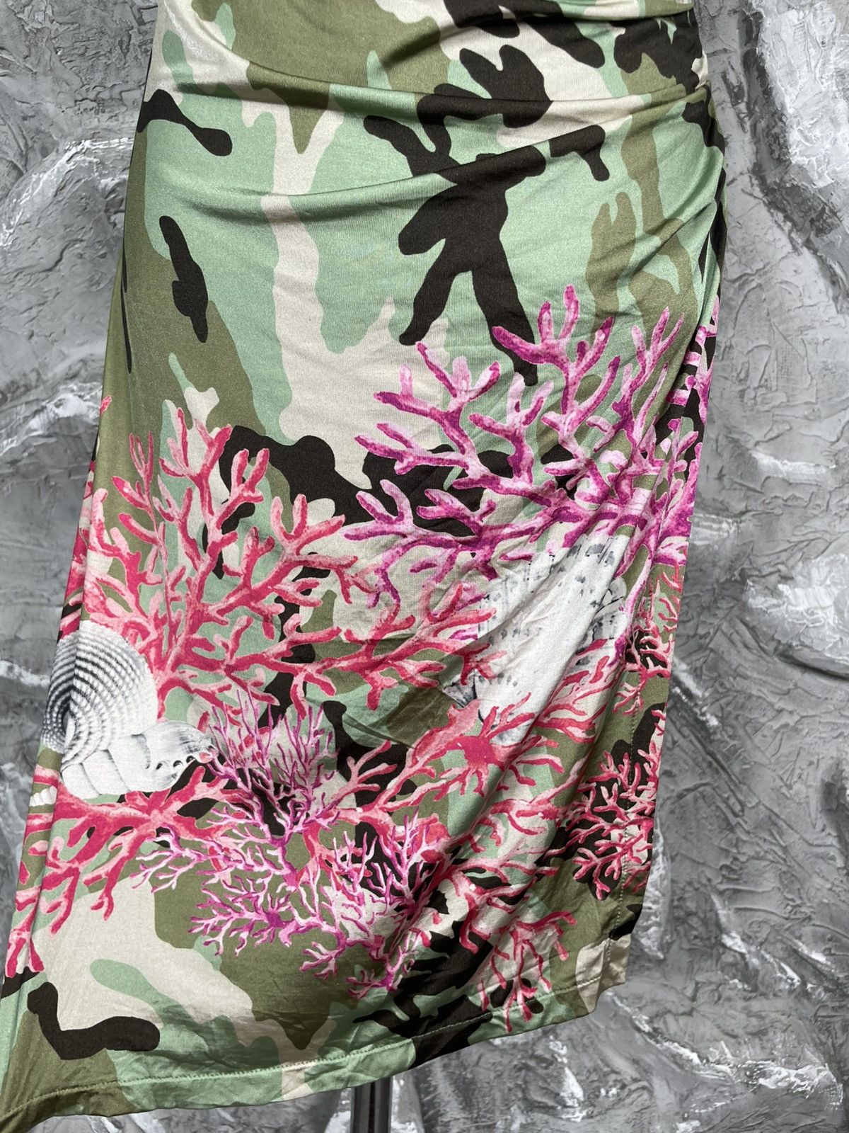 Blumarine Bluemarine Rare Vintage Dress Camo / Corrals Pattern Y2K Size S / US 4 / IT 40 - 12 Thumbnail