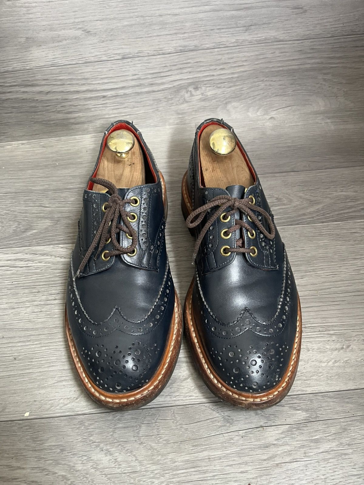 Tricker's Trickers bourton country brogue leather shoes uk 8.5 Size US 9.5 / EU 42-43 - 1 Thumbnail