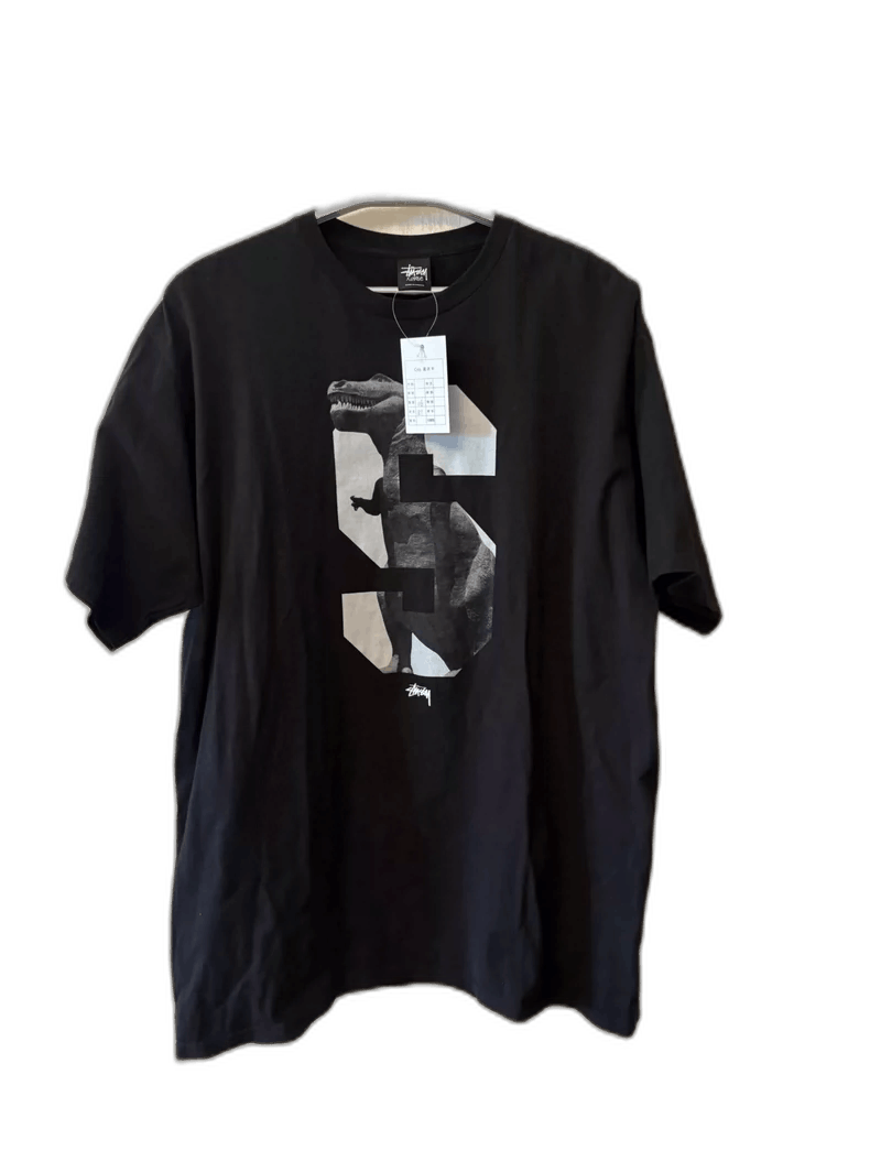 Stussy Stussy Short Sleeve Dinosaur T-shirt Black Size US XL / EU 56 / 4 - 1 Thumbnail