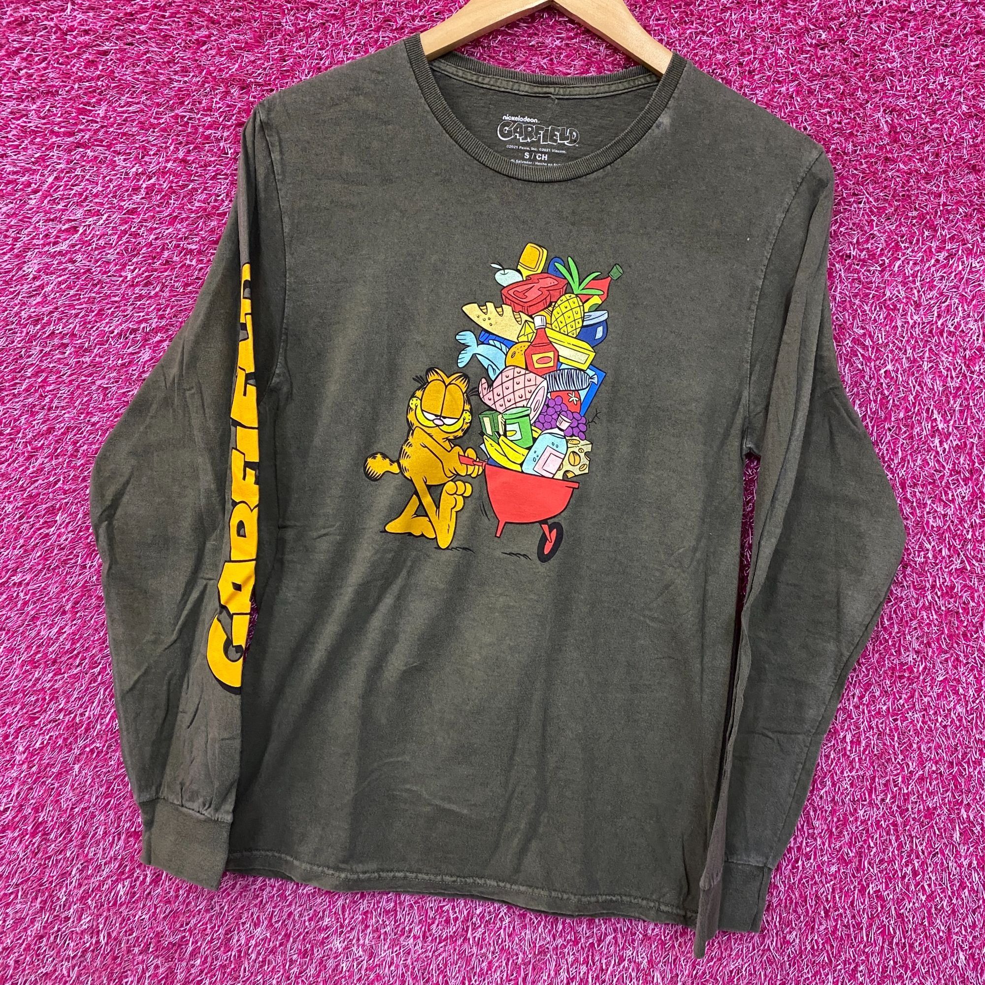 Nickelodeon Garfield Hunger Cravings Long Sleeve T-Shirt Size Small Size US S / EU 44-46 / 1 - 3 Thumbnail
