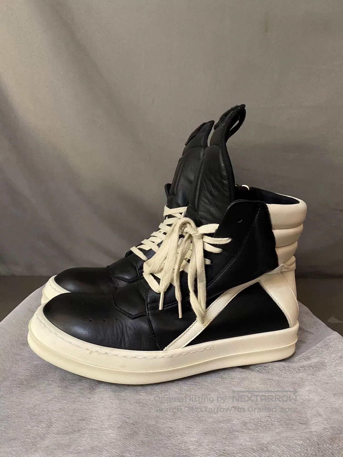 Rick Owens rick owens unique black and white sneakers. Size US 6 / EU 39 - 1 Thumbnail