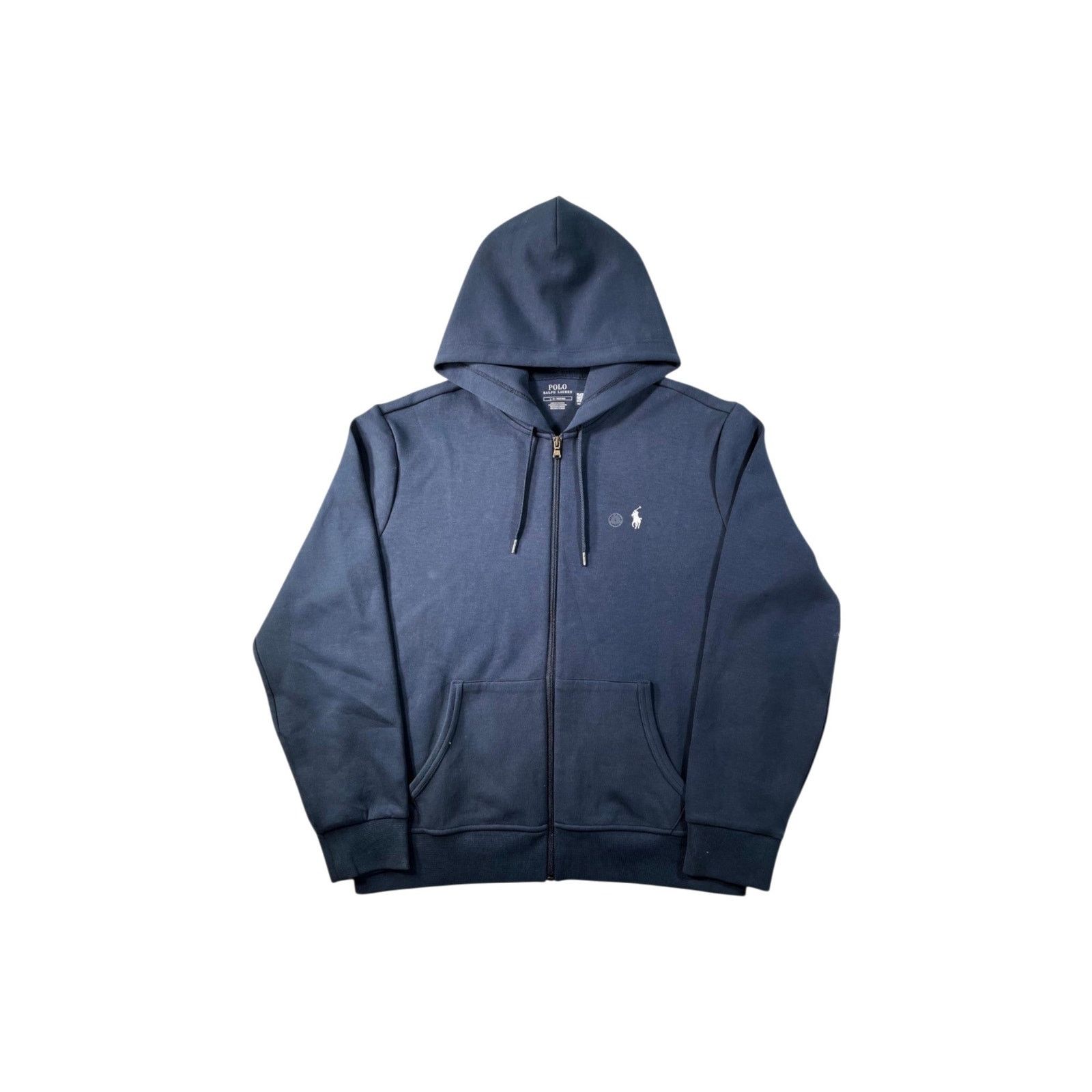 Polo Ralph Lauren Polo Zip Up Navy & White Hoodie Size US L / EU 52-54 / 3 - 1 Thumbnail