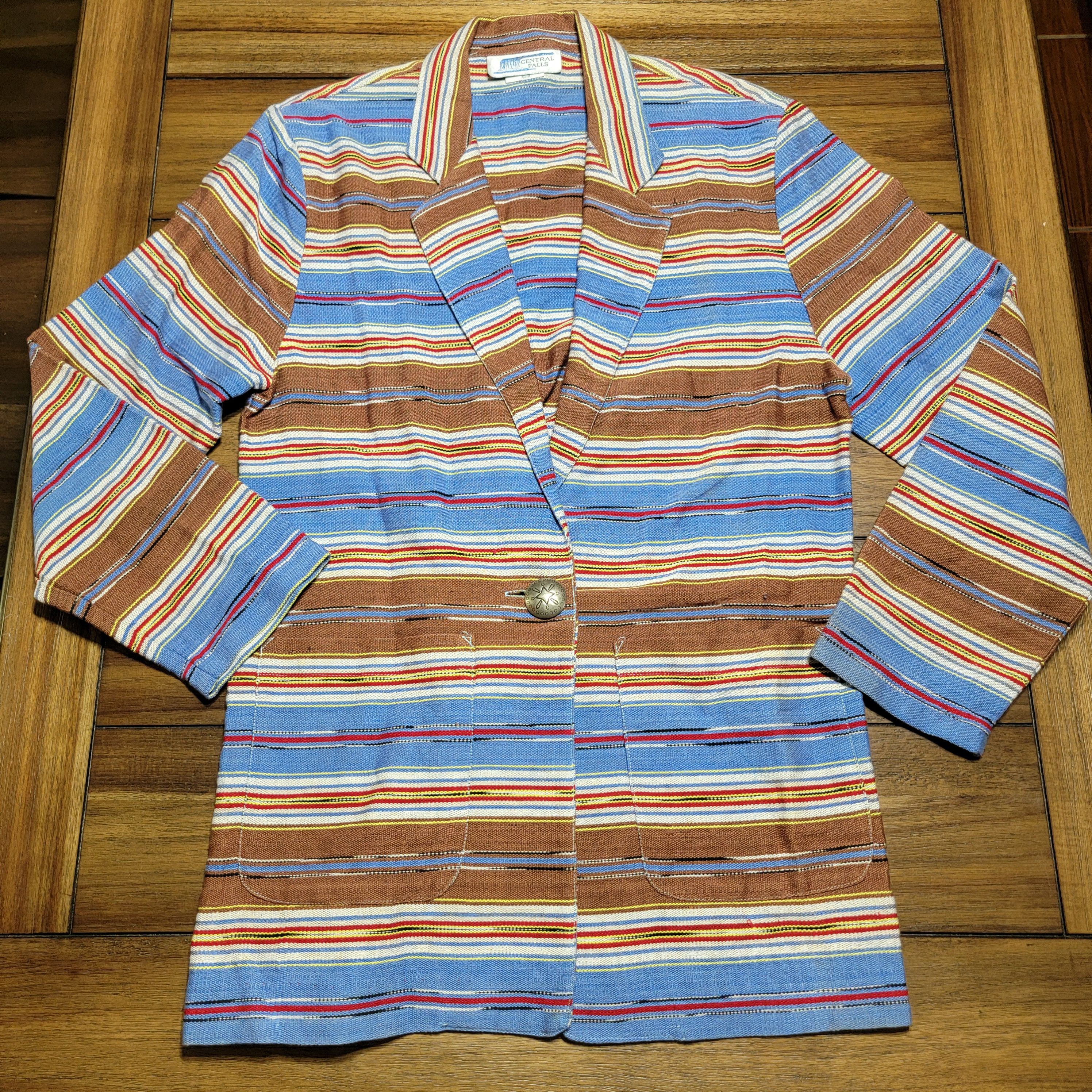Other VTG Central Falls 100% Cotton Blazer Single Button - Medium Size M / US 6-8 / IT 42-44 - 1 Thumbnail