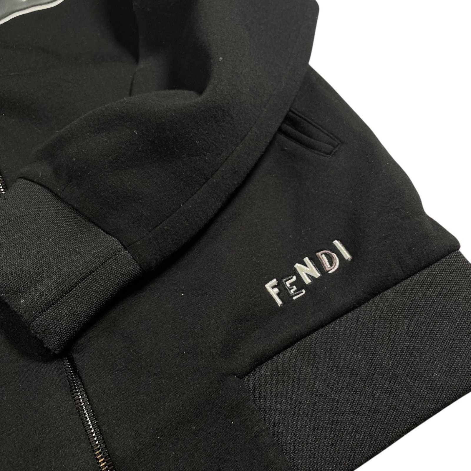Fendi Fendi 'Monster Eyes' Black Quarter Zip Size US L / EU 52-54 / 3 - 4 Thumbnail