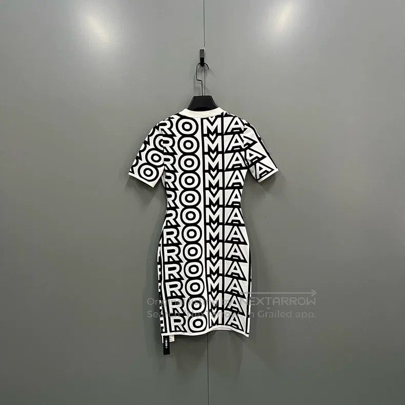 Fendi Fendi Roma capsule series full-print letter dress Size XS / US 0-2 / IT 36-38 - 2 Thumbnail