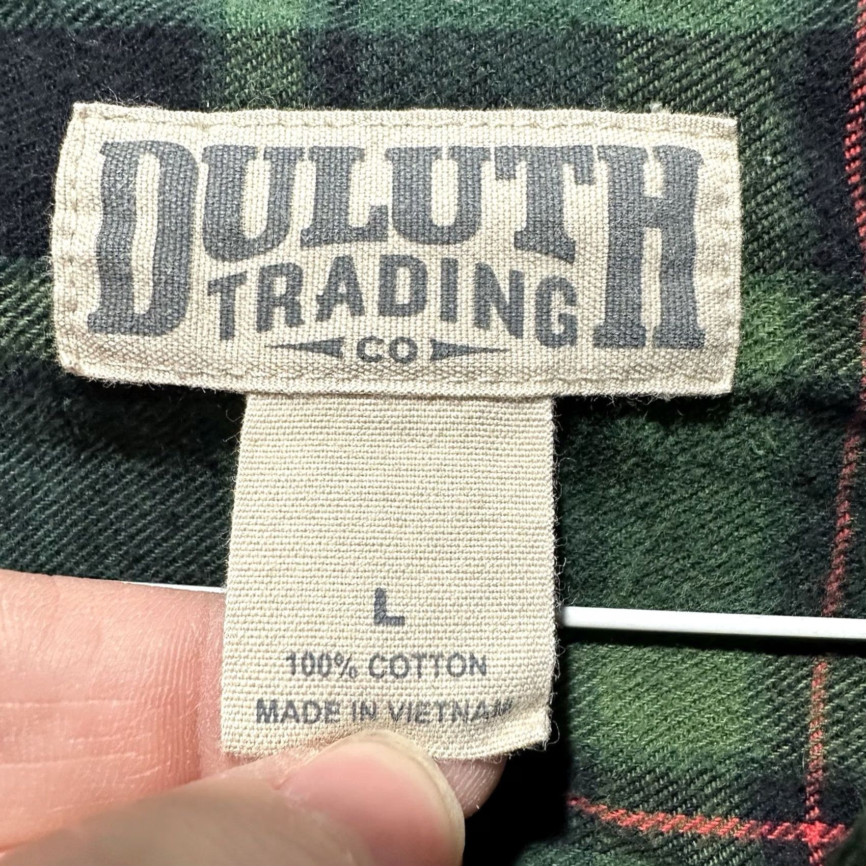 Vintage Duluth Shirt Men Large Green Plaid Free Swingin’ Flannel Relaxed Fit EUC Size US L / EU 52-54 / 3 - 3 Thumbnail