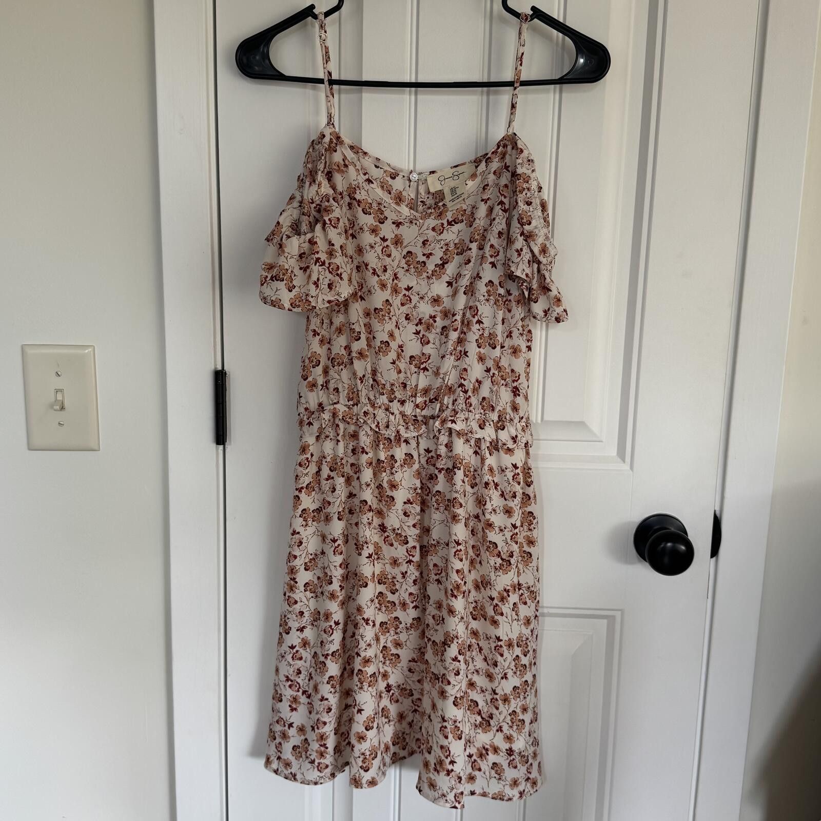 Other Jessica Simpson Floral Cold Shoulder Dress Medium Size M / US 6-8 / IT 42-44 - 1 Thumbnail