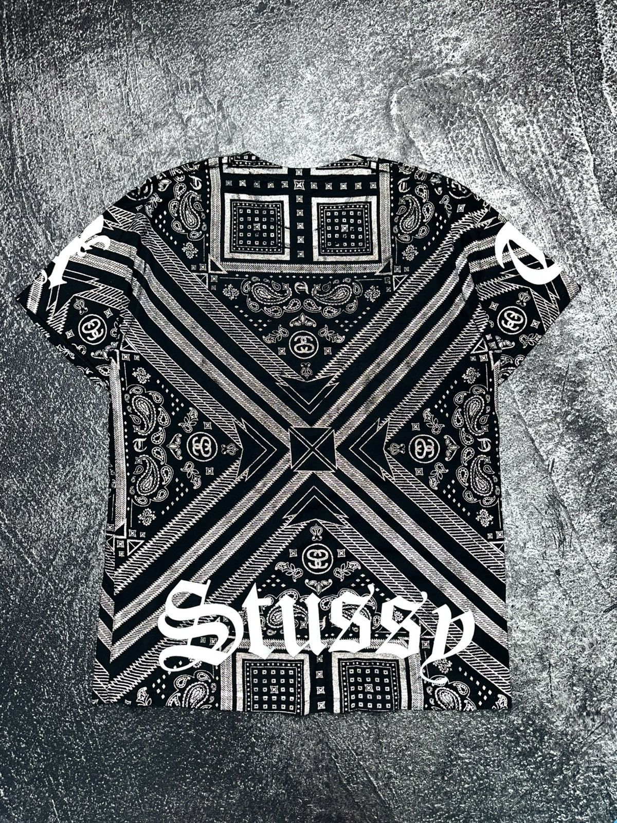 Stussy Stussy Treated Bandana Black T-Shirts Size US M / EU 48-50 / 2 - 4 Thumbnail