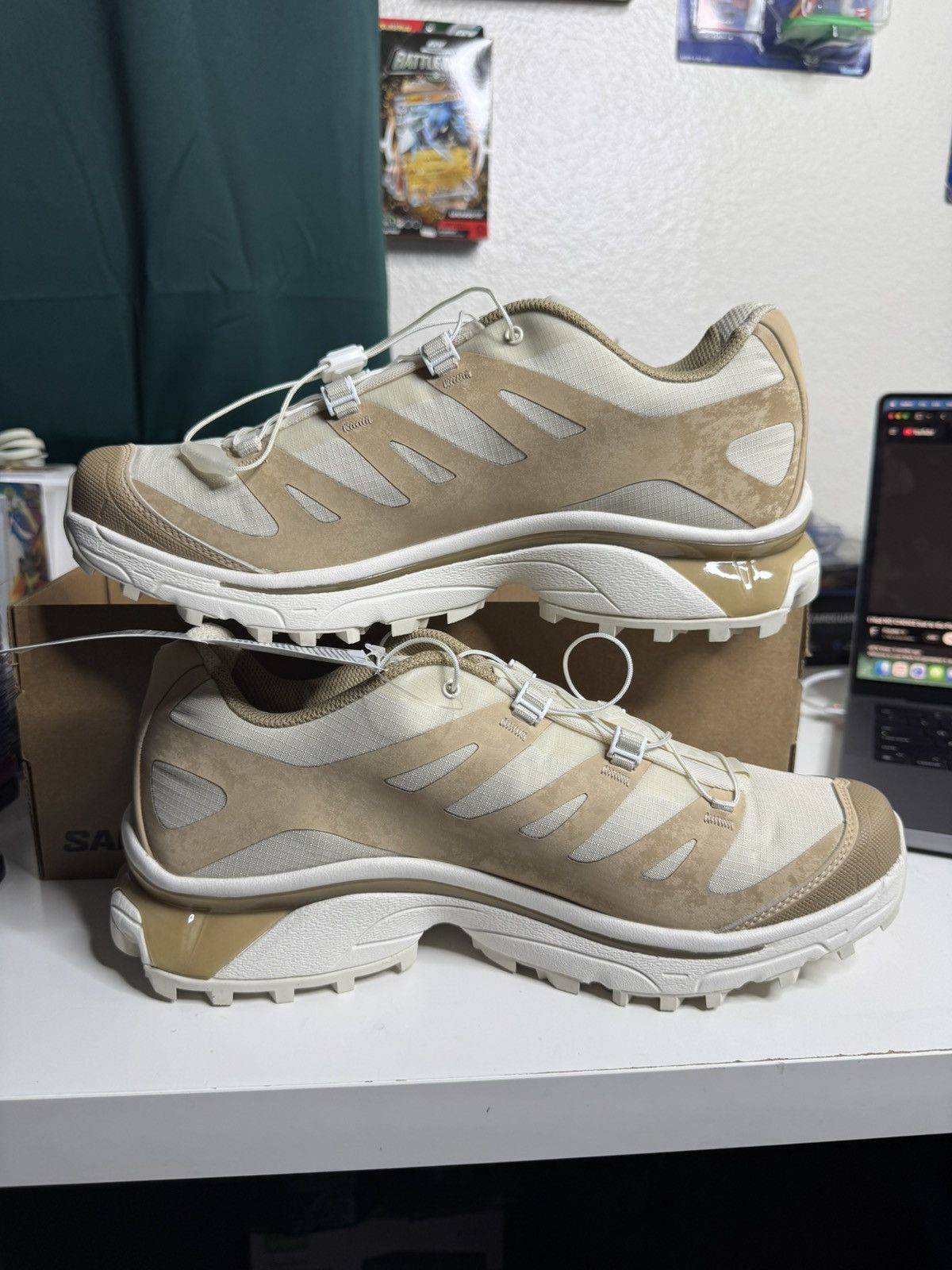 Salomon Salomon XT-4 OG Protective Safari/Almond Milk NEW Ships Fast Size US 10.5 / EU 43-44 - 2 Thumbnail