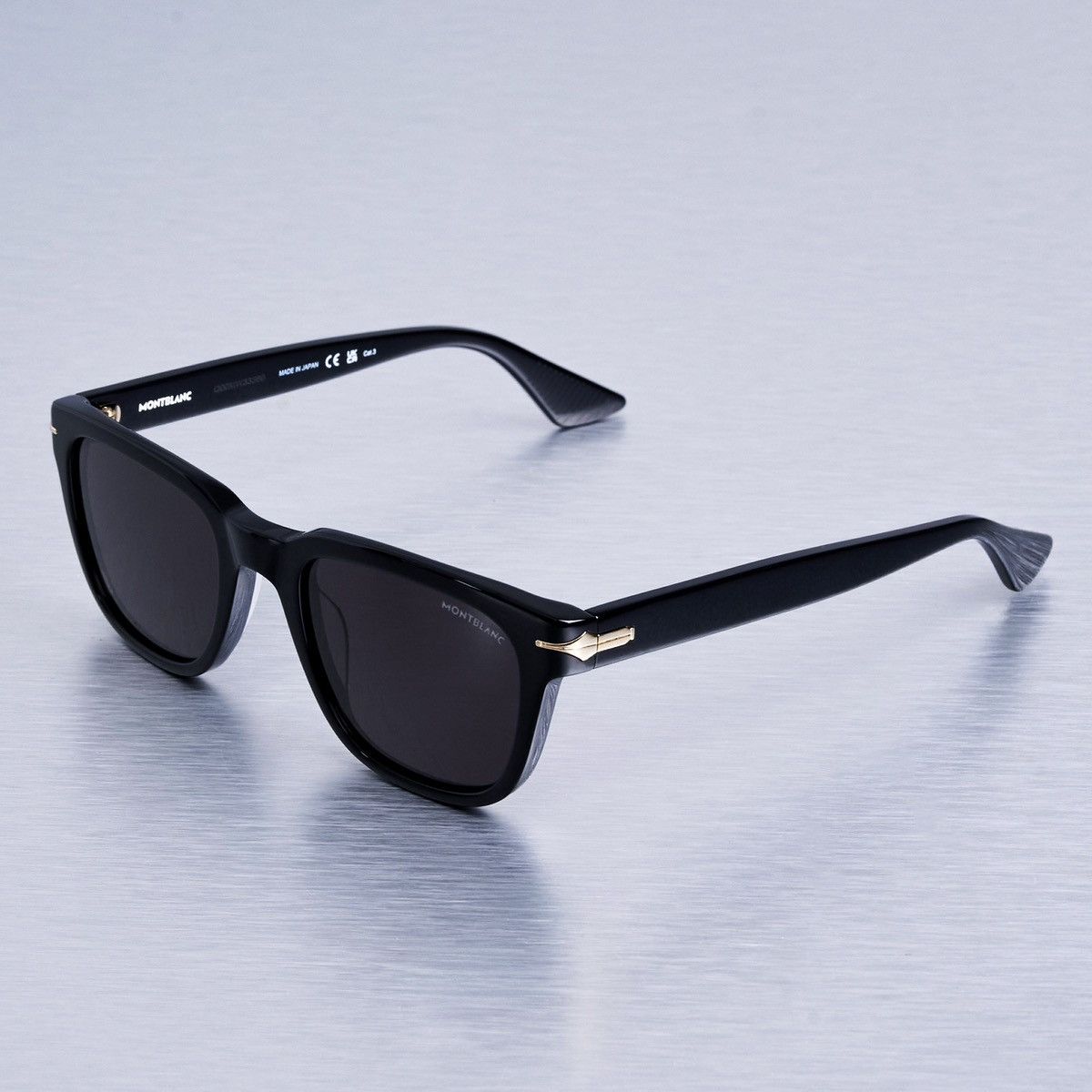Montblanc MONTBLANC MB0302S 001 SUNGLASSES Size ONE SIZE - 2 Thumbnail