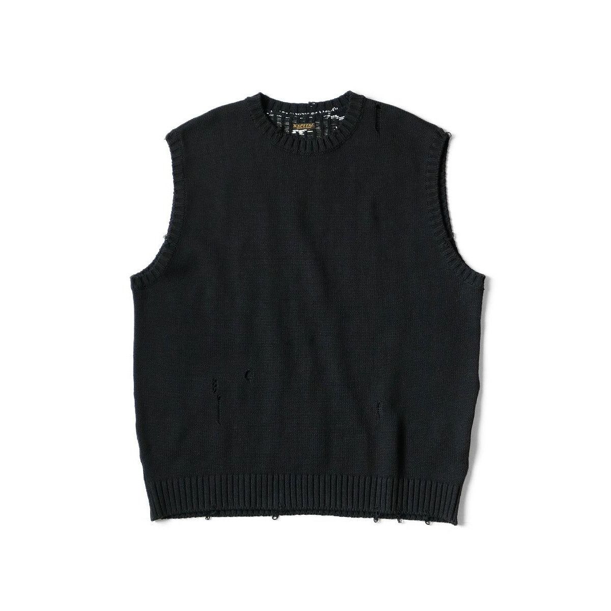 Kapital Kapital 5G cotton knit BONE vest size5 Size US XXL / EU 58 / 5 - 2 Thumbnail