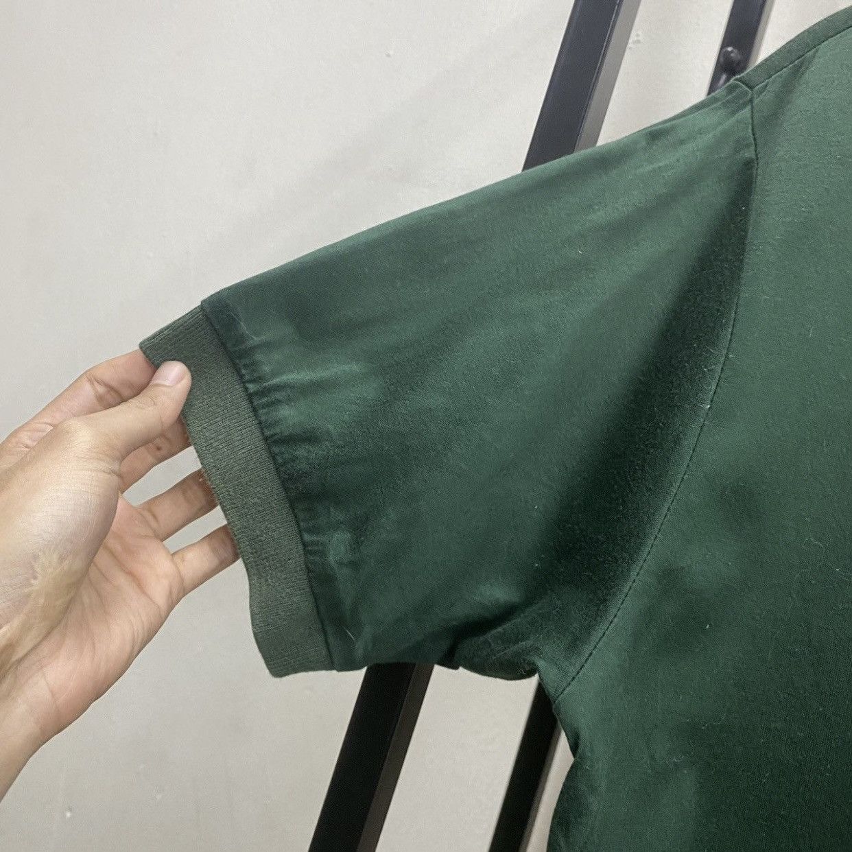 Yves Saint Laurent Vintage Yves Saint Laurent YSL Green Short Sleeve Polo Shirt Size US M / EU 48-50 / 2 - 6 Thumbnail