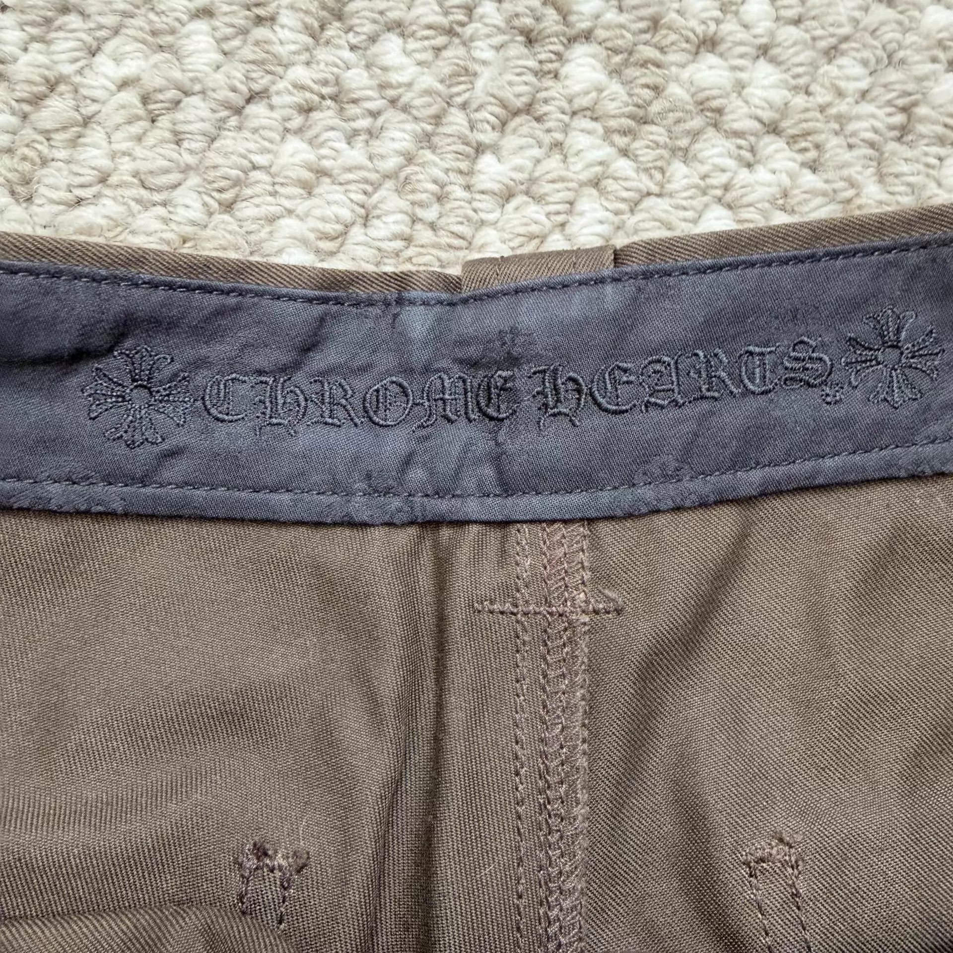 Chrome Hearts Chrome Hearts Deep Brown Lumberjack 36 (Near New, 1 Spot) Size US 36 / EU 52 - 4 Thumbnail