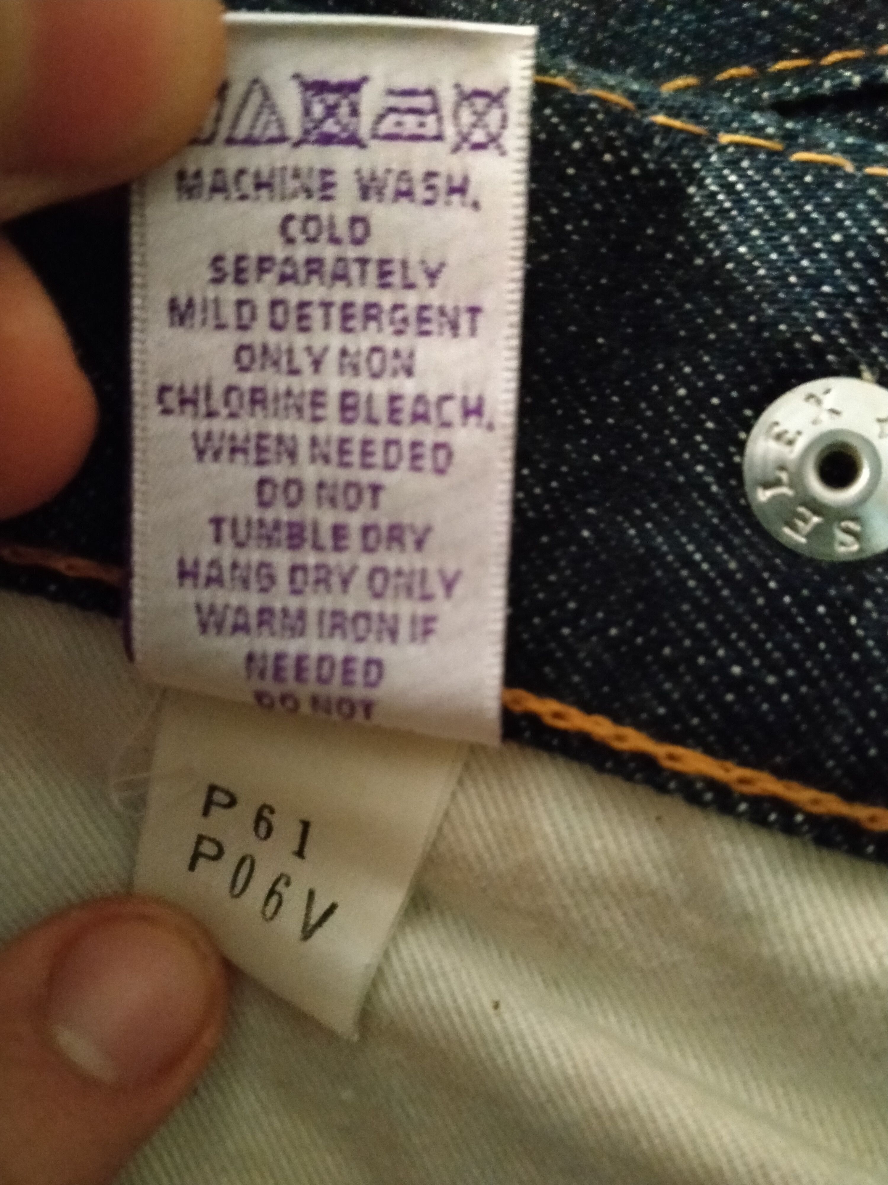 Prps Jeans PRPS Made in Japan P61 P06V - Taglia 31 Size US 31 - 7 Thumbnail