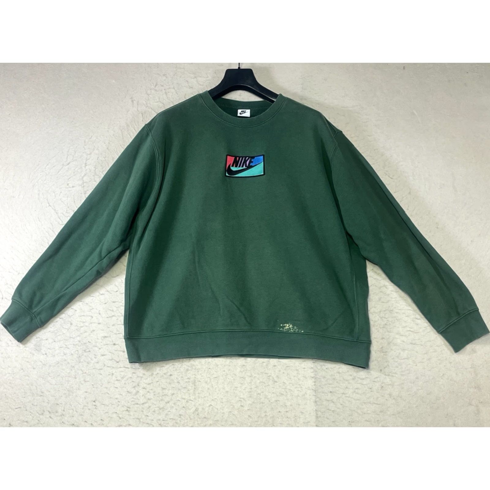 Nike Nike Sweatshirt Crewneck Pullover 2XL Green Unisex Adults Sportswear Patch Logo October? Size US XXL / EU 58 / 5 - 2 Thumbnail