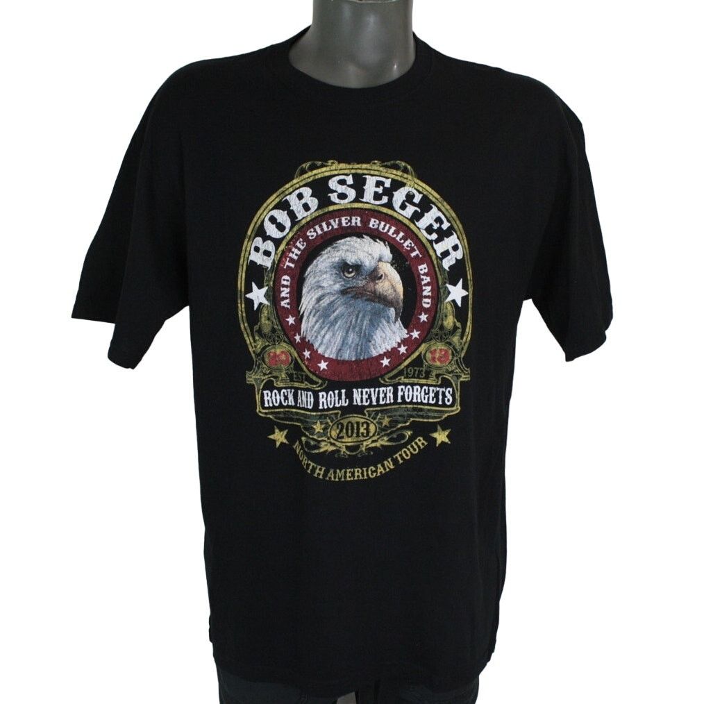 Anvil Bob Seger 2013 Tour Rock & Roll Never Forgets T-Shirt XL Size US XL / EU 56 / 4 - 1 Thumbnail