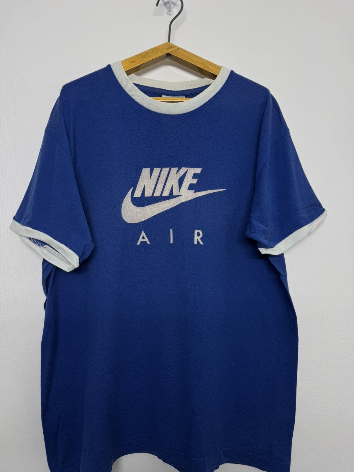 Nike Vintage Y2k Nike Air Big Logo Swoosh T-Shirt Size US XL / EU 56 / 4 - 2 Thumbnail