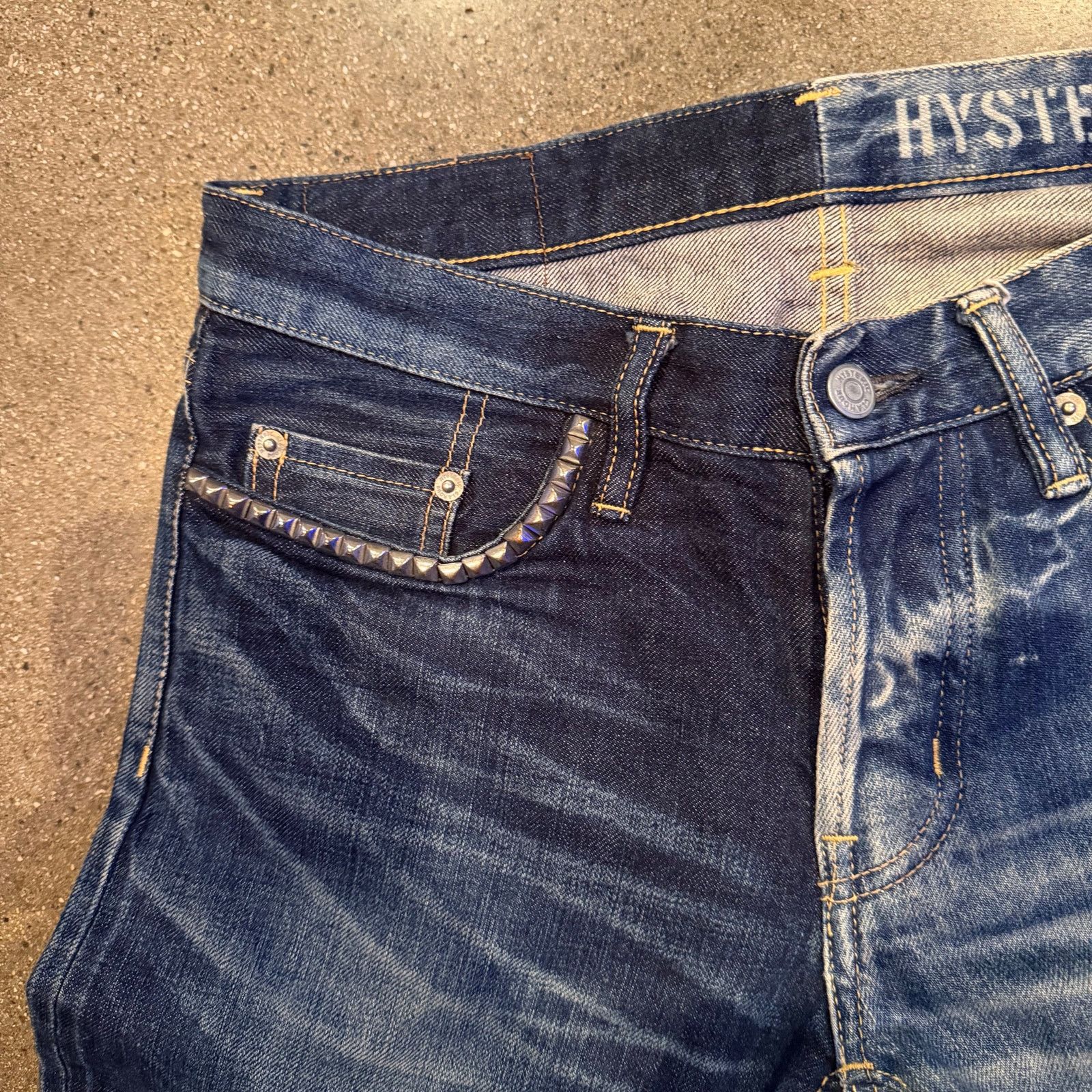 Hysteric Glamour Hysteric glamour hybrid corolla jeans boot cut fit studded Size US 30 / EU 46 - 7 Thumbnail