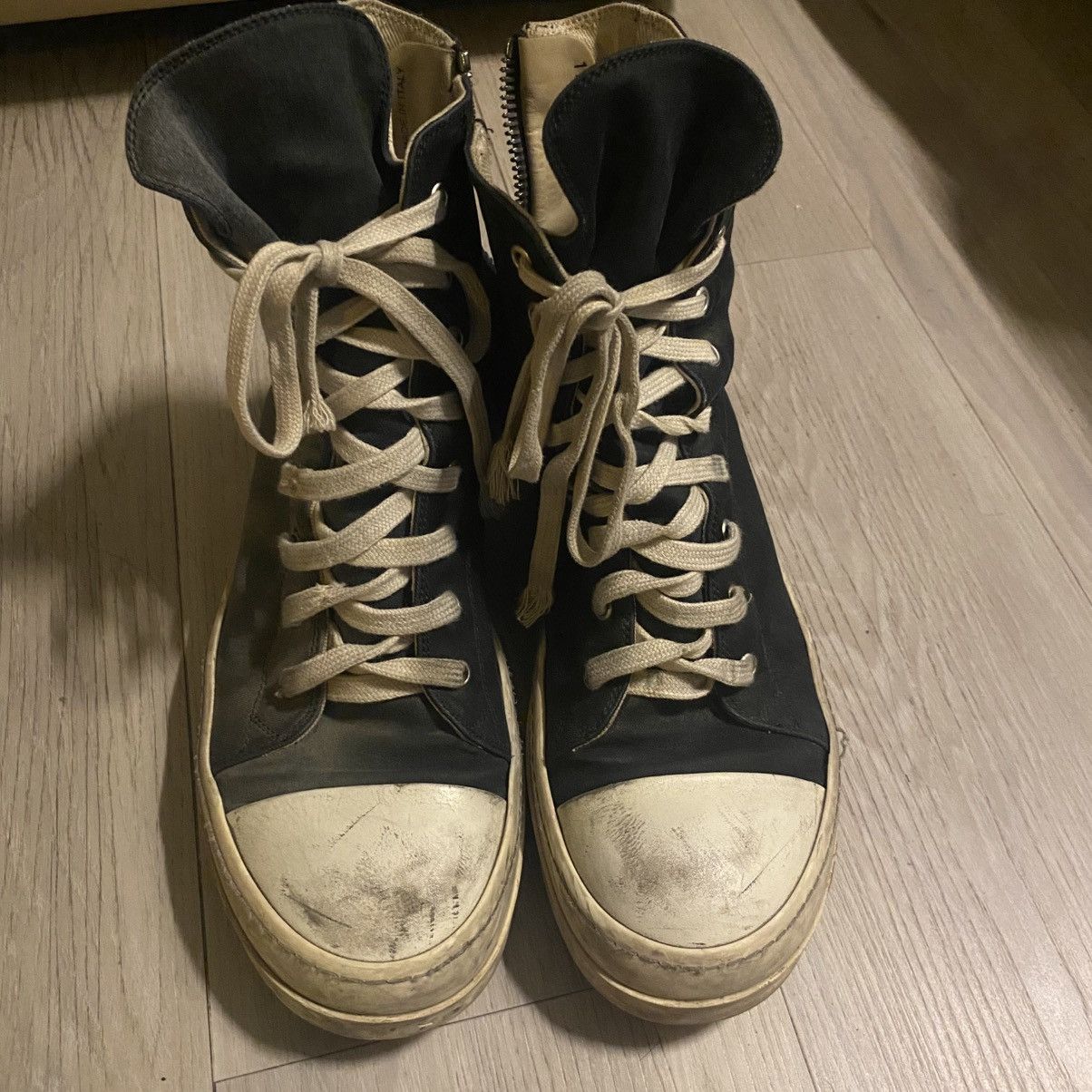 Rick Owens Drkshdw Rick Owen DRKSHDW Ramones Size US 8.5 / EU 41-42 - 2 Thumbnail