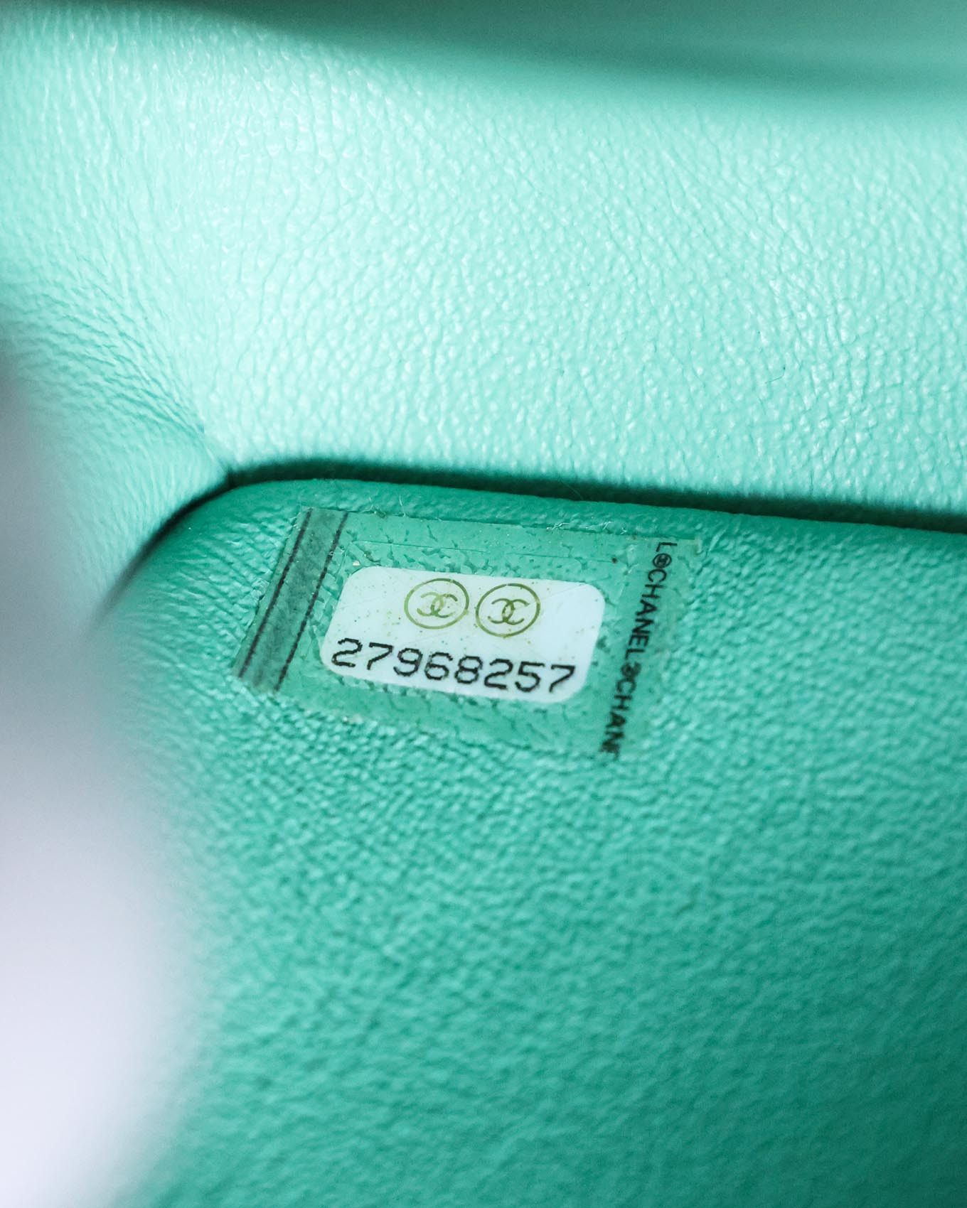Chanel Mini Classic Flap Bag Green Multicolor Tweed 2019 Size ONE SIZE - 15 Thumbnail