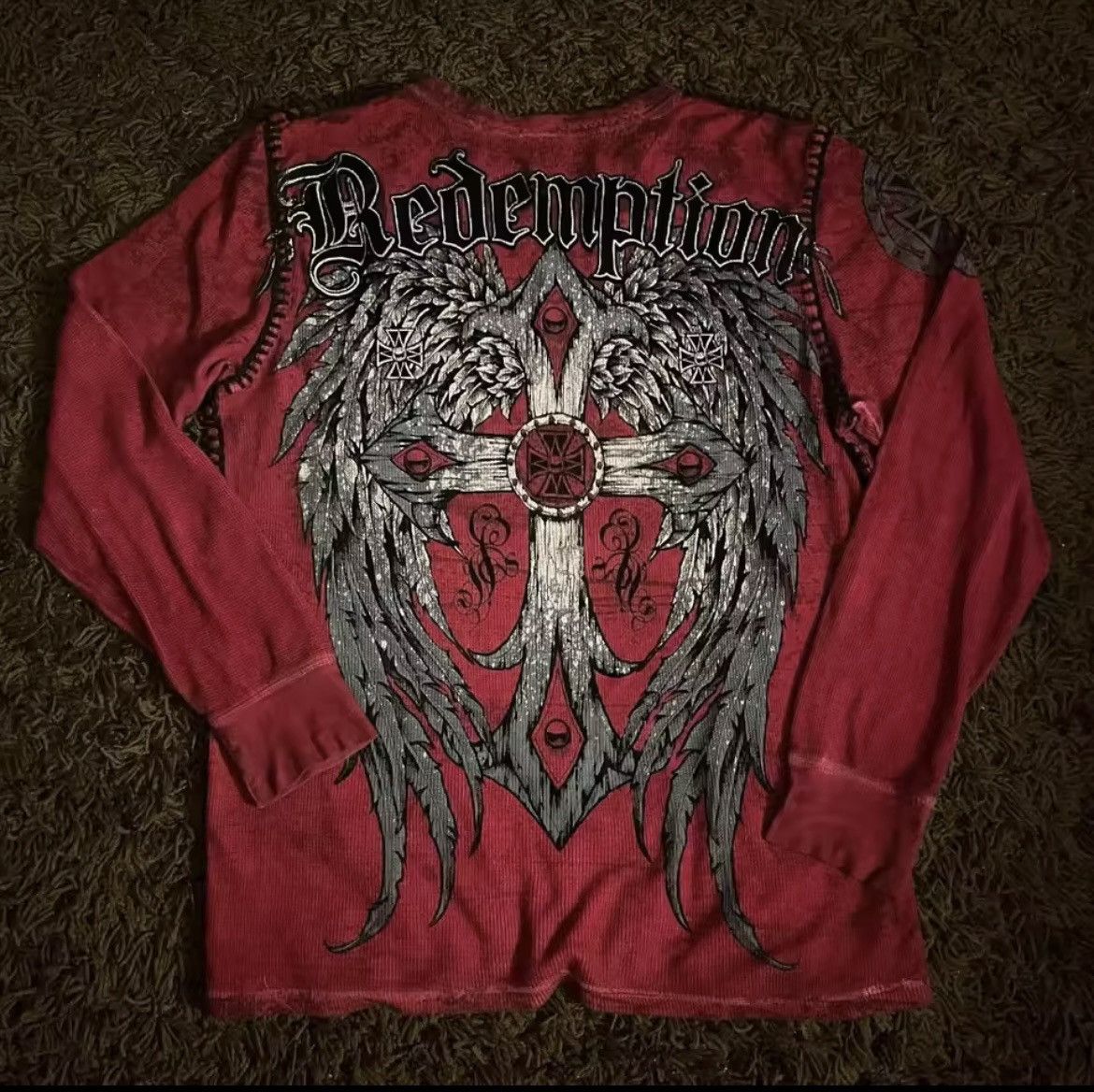 Other Red long sleeve graphic shirt. Size US M / EU 48-50 / 2 - 1 Thumbnail