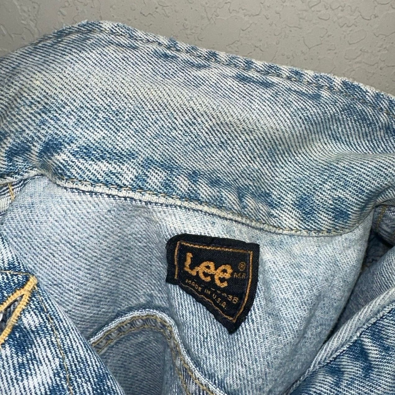 Lee Vintage Lee Acid Washed Button Down Vest with Butterfly Size L / US 10 / IT 46 - 6 Thumbnail
