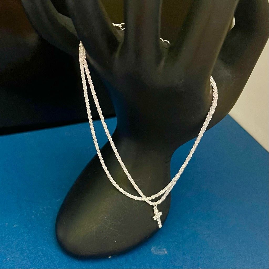 BCF Dainty 2 Strand Silver Anklet or Bracelet