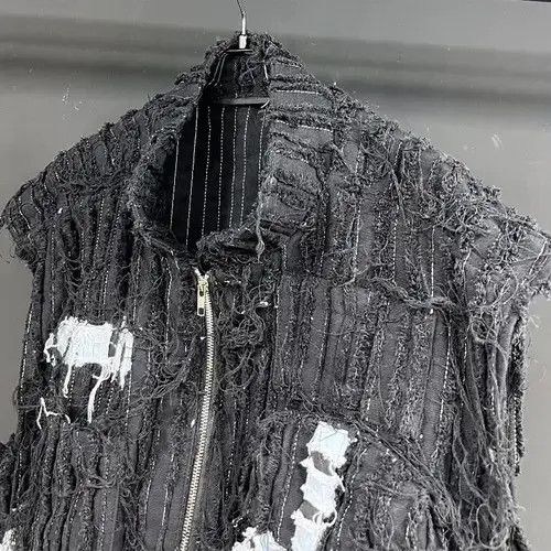 Japanese Brand Denim Black Vest Size US XL / EU 56 / 4 - 5 Thumbnail