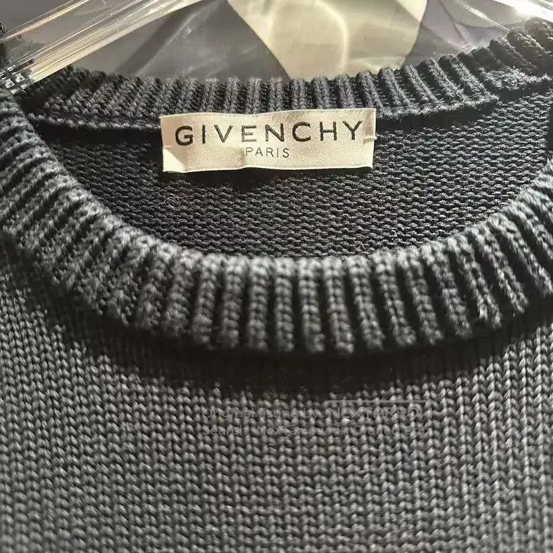 Givenchy Givenchy Black Cotton Knit Sweater for Women . Size M / US 6-8 / IT 42-44 - 4 Thumbnail