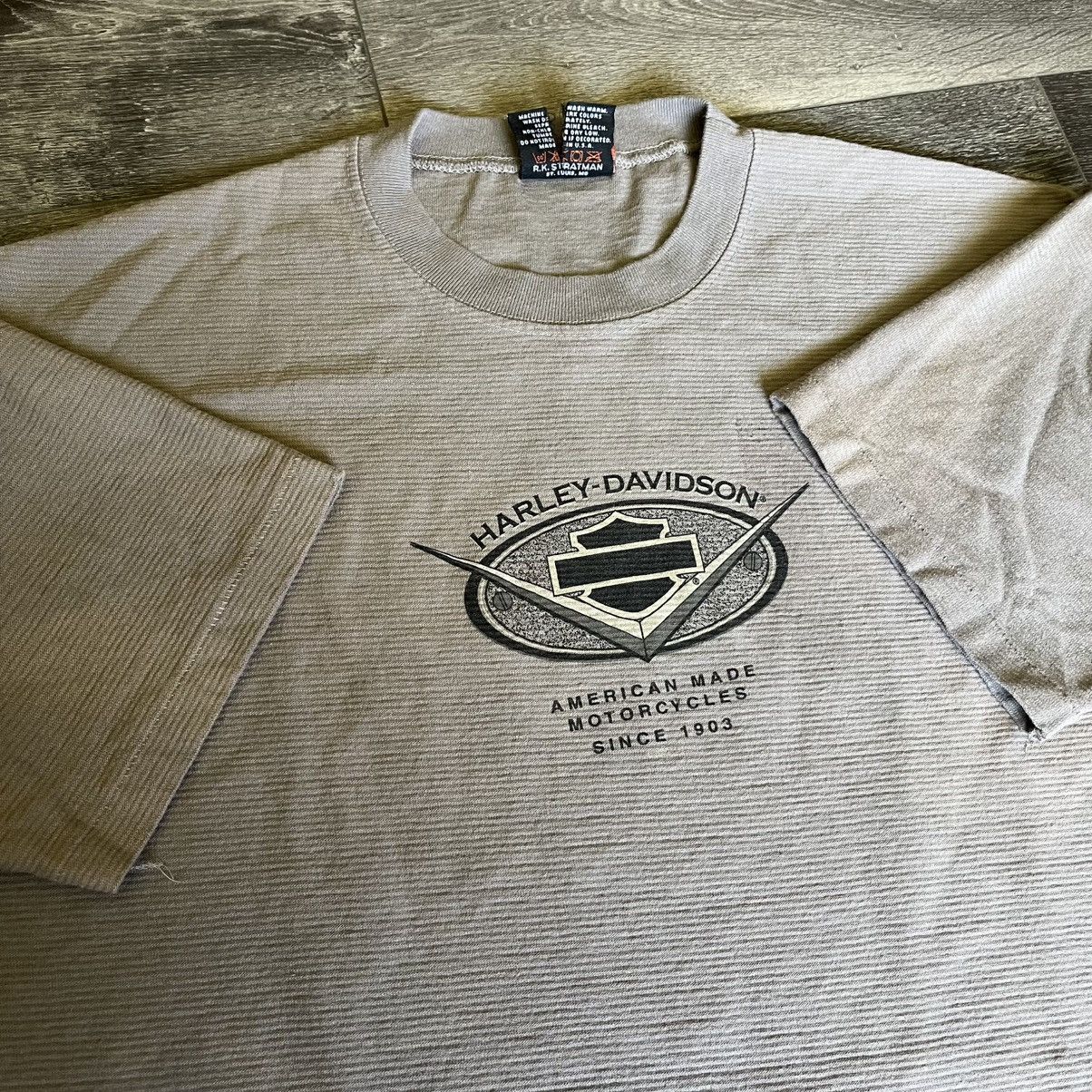 Harley Davidson × Vintage Vintage 1990s Harley Davidson Carolina Coast Motorcycles Tee Size US L / EU 52-54 / 3 - 8 Thumbnail