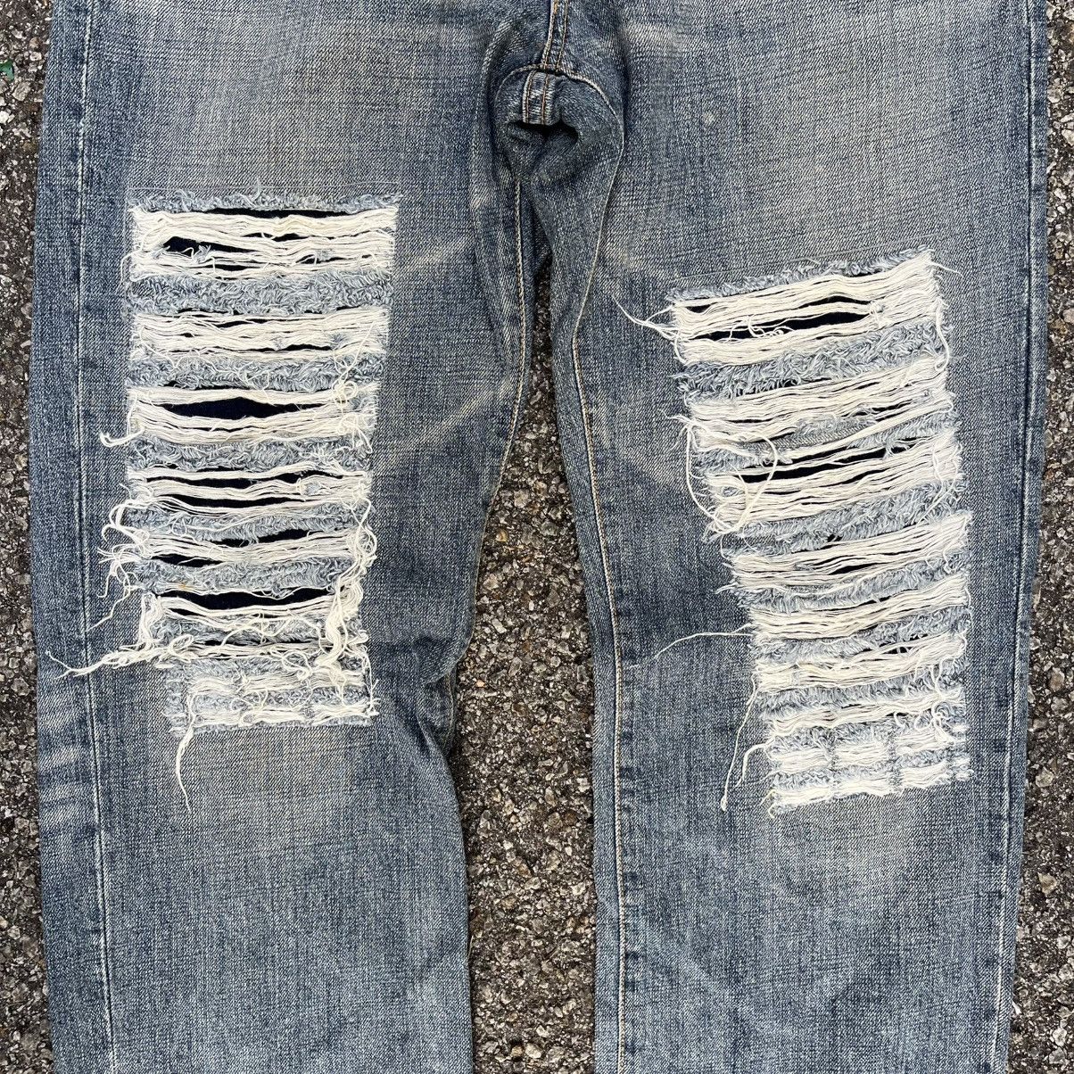 Hysteric Glamour Blue Way Japan Jeans Distressed Denim Size US 30 / EU 46 - 3 Thumbnail